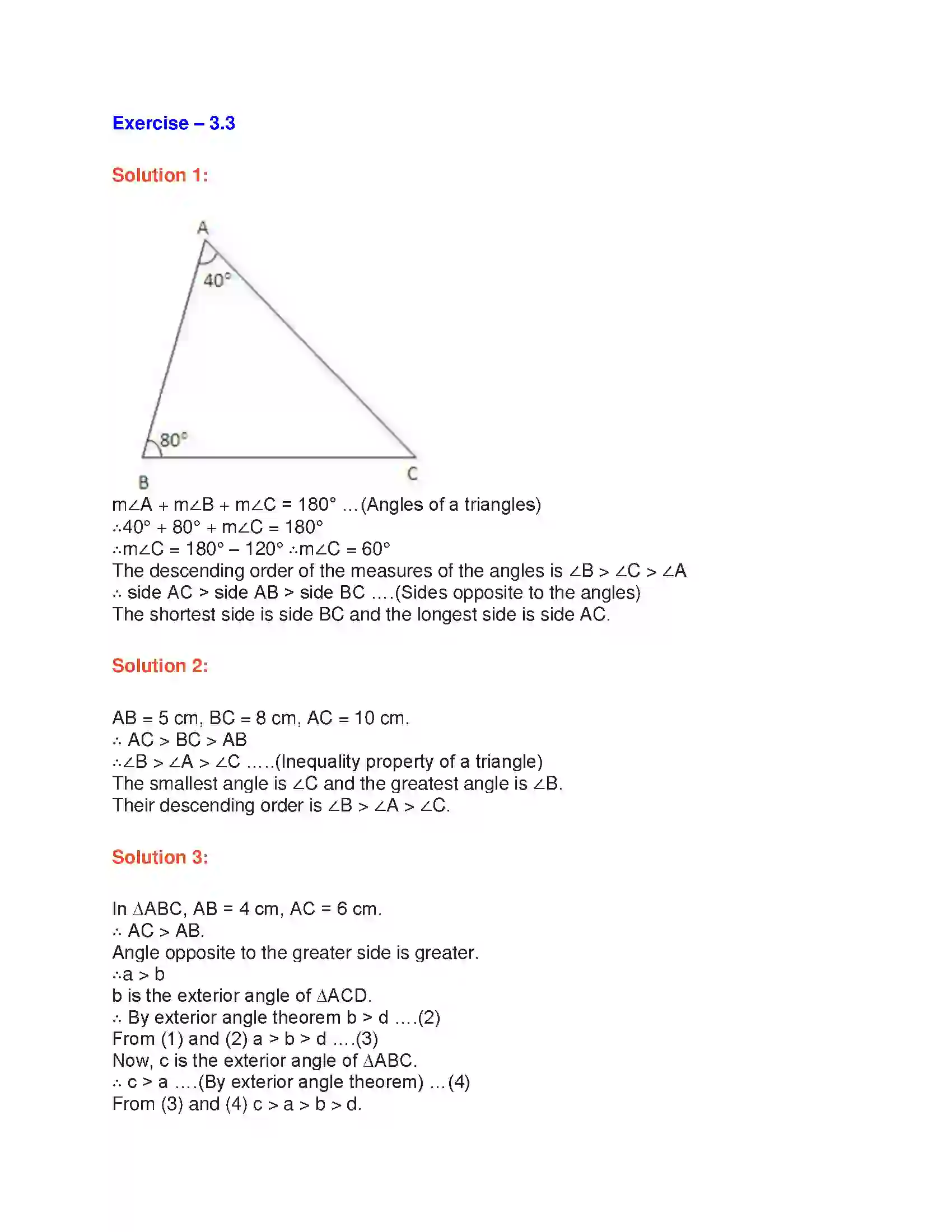 Maharashtra Board Class 9th Geometry Congruence of Triangles Solution 15