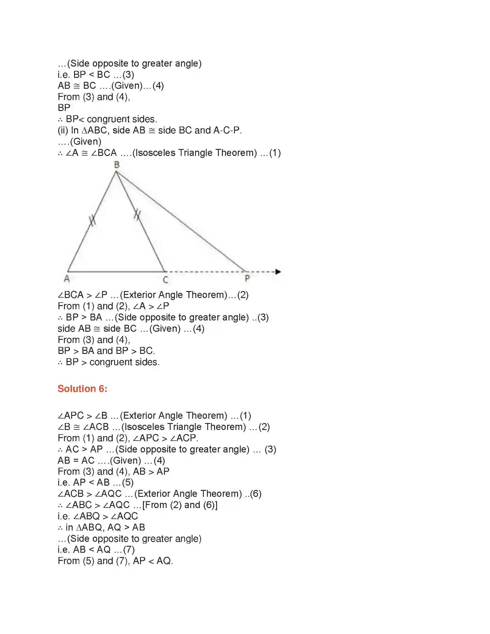 Maharashtra Board Class 9th Geometry Congruence of Triangles Solution 17