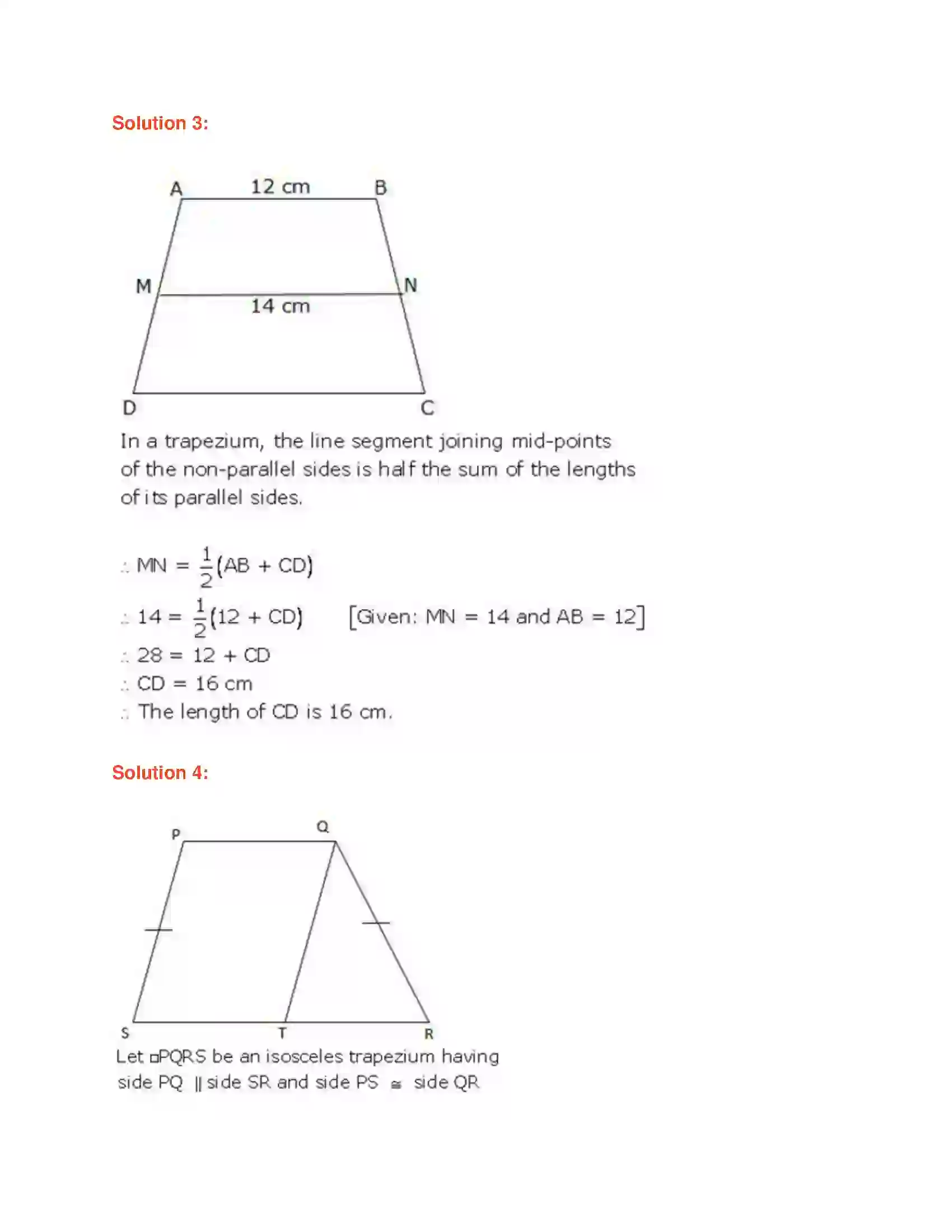 Maharashtra Board Class 9th Geometry Quadrilaterals Solution 14