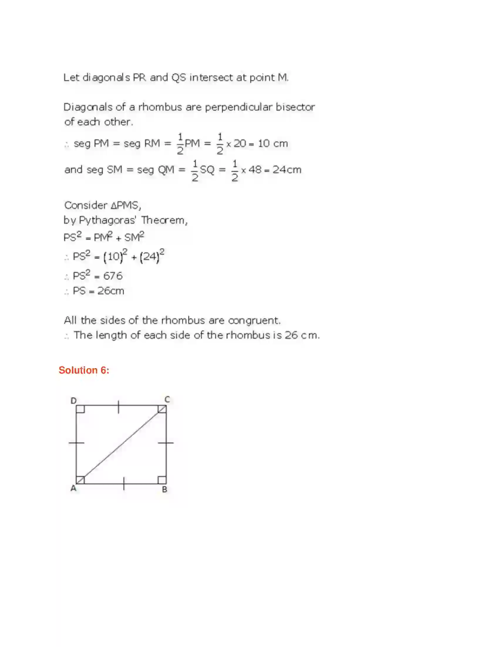 Maharashtra Board Class 9th Geometry Quadrilaterals Solution 16