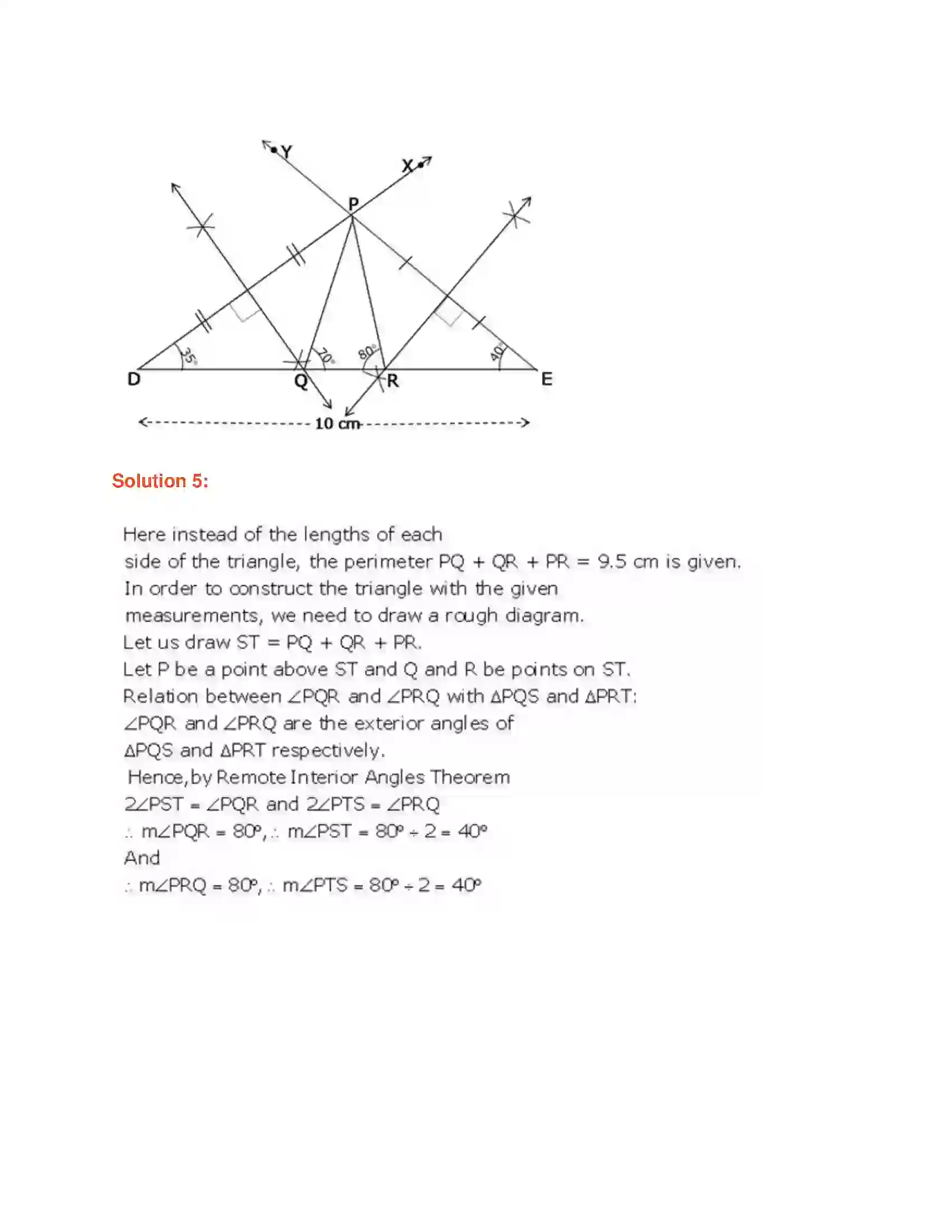 Maharashtra Board Class 9th Geometry Geometrical Constructions Solution 11