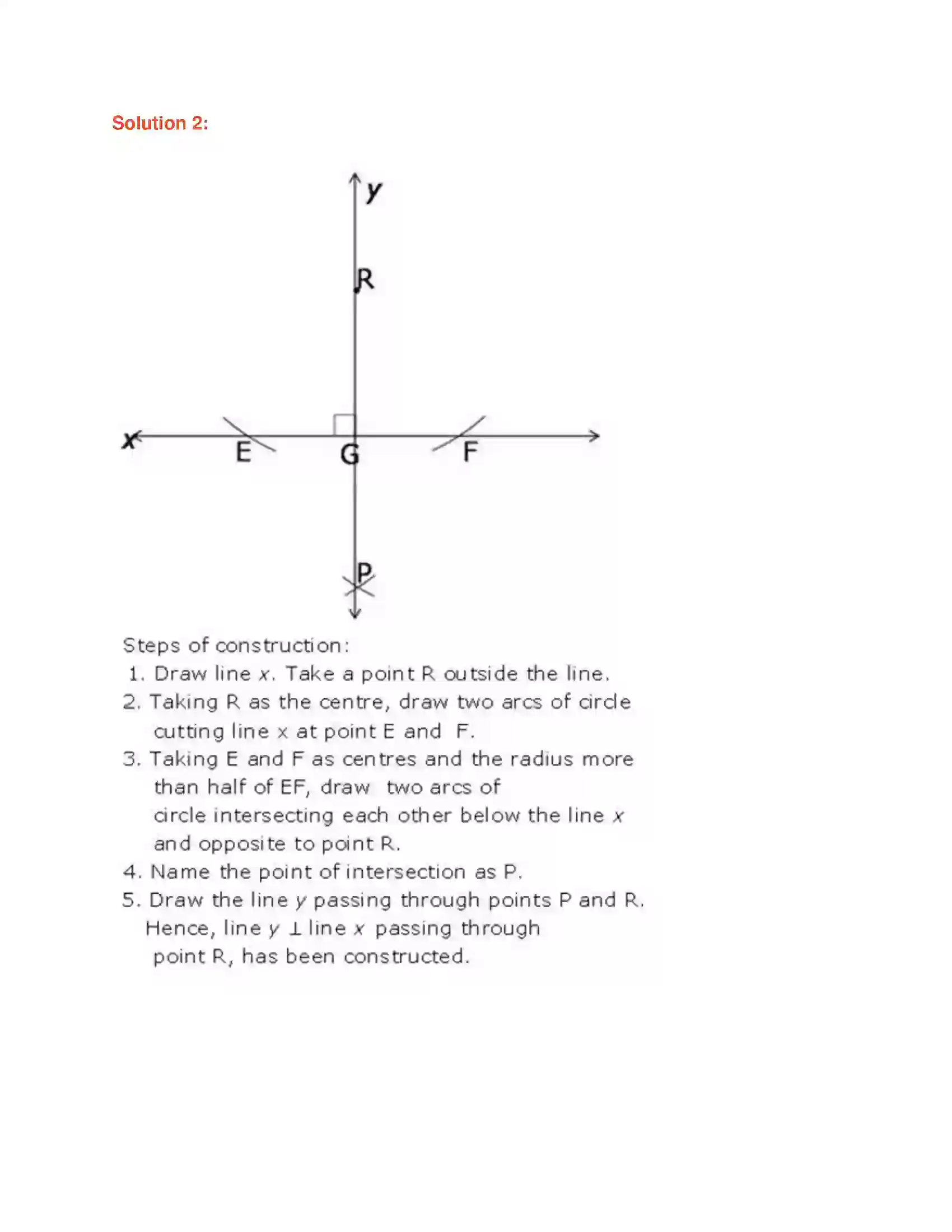 Maharashtra Board Class 9th Geometry Geometrical Constructions Solution 2