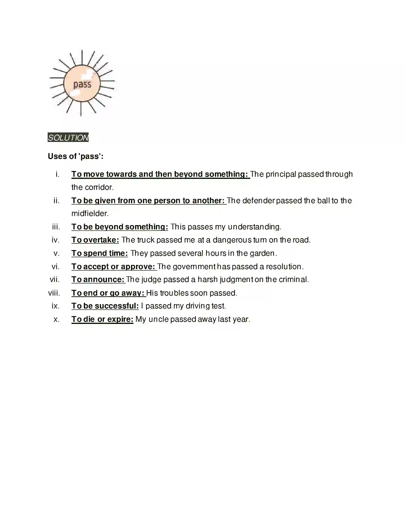 Maharashtra Board Class 9th Kumarbharati - English Medium 1.4 Have You Thought of the Verb ‘Have Solution 6