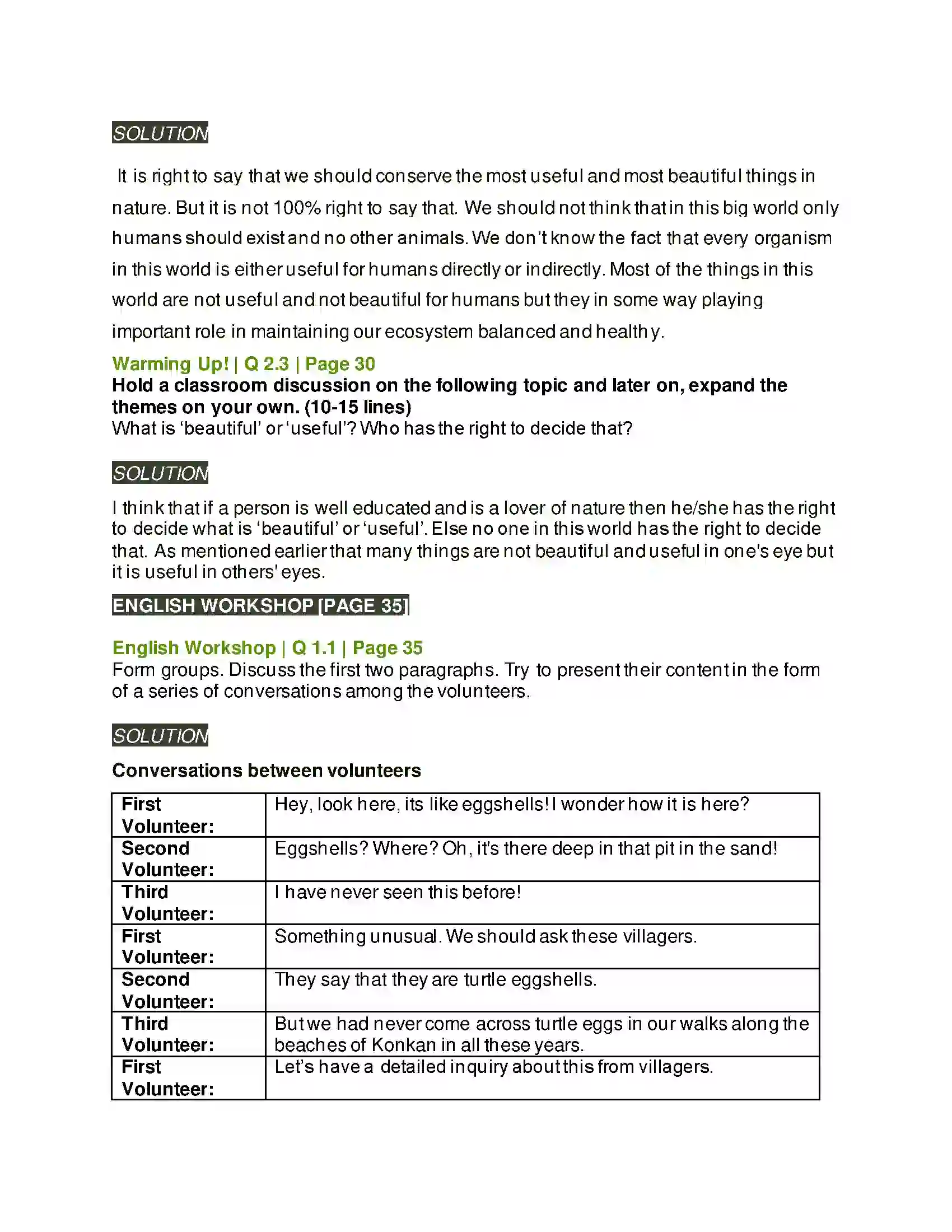 Maharashtra Board Class 9th Kumarbharati - English Medium 2.2 A True Story of Sea Turtles Solution 3