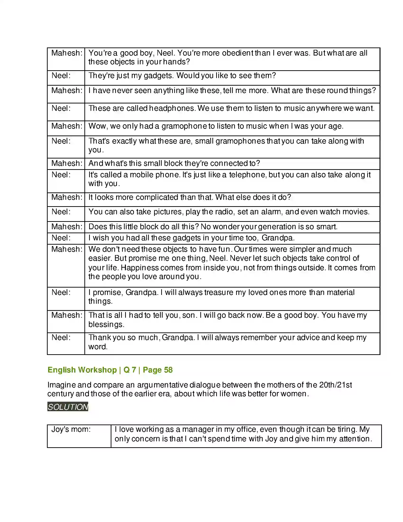 Maharashtra Board Class 9th Kumarbharati - English Medium 2.6 The Past in the Present Solution 10