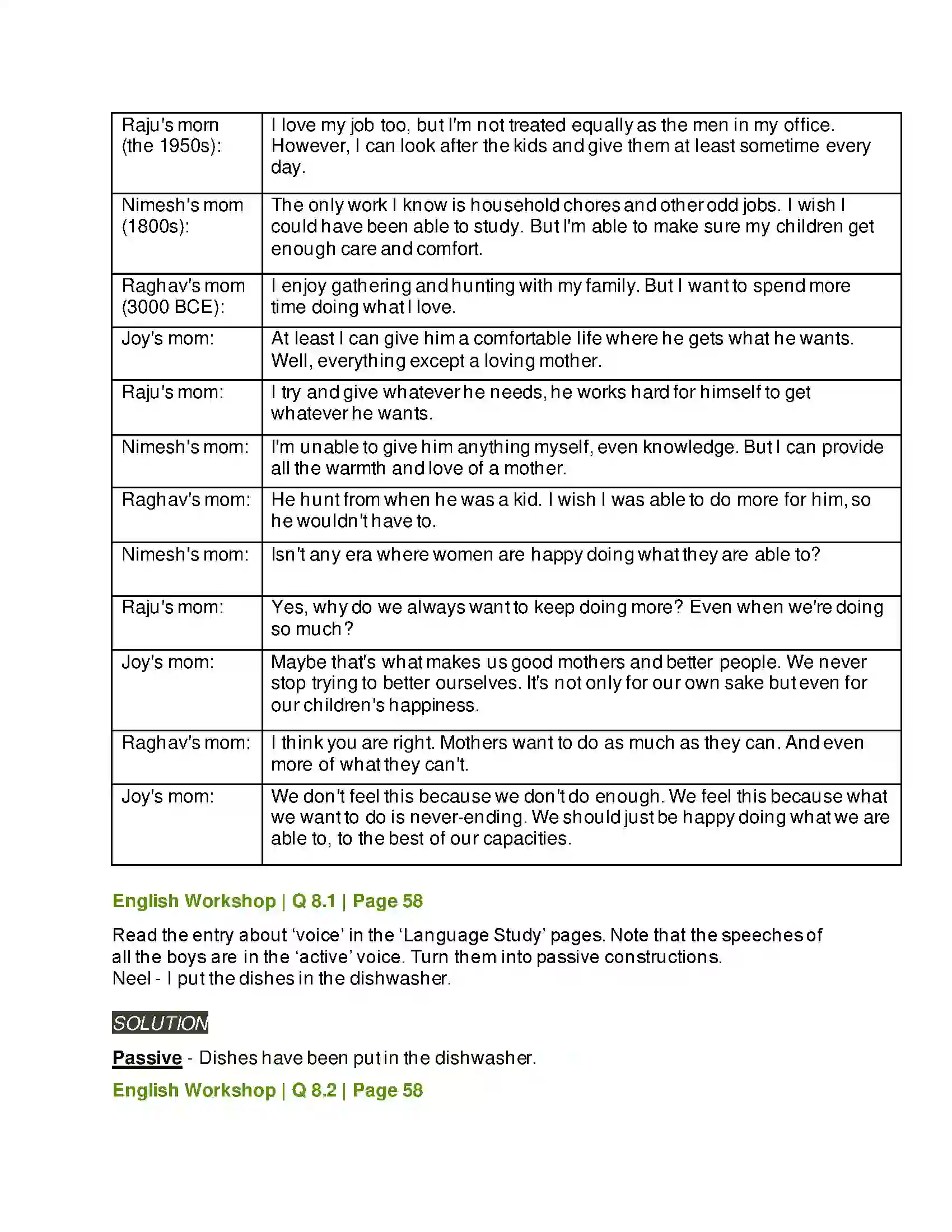 Maharashtra Board Class 9th Kumarbharati - English Medium 2.6 The Past in the Present Solution 11