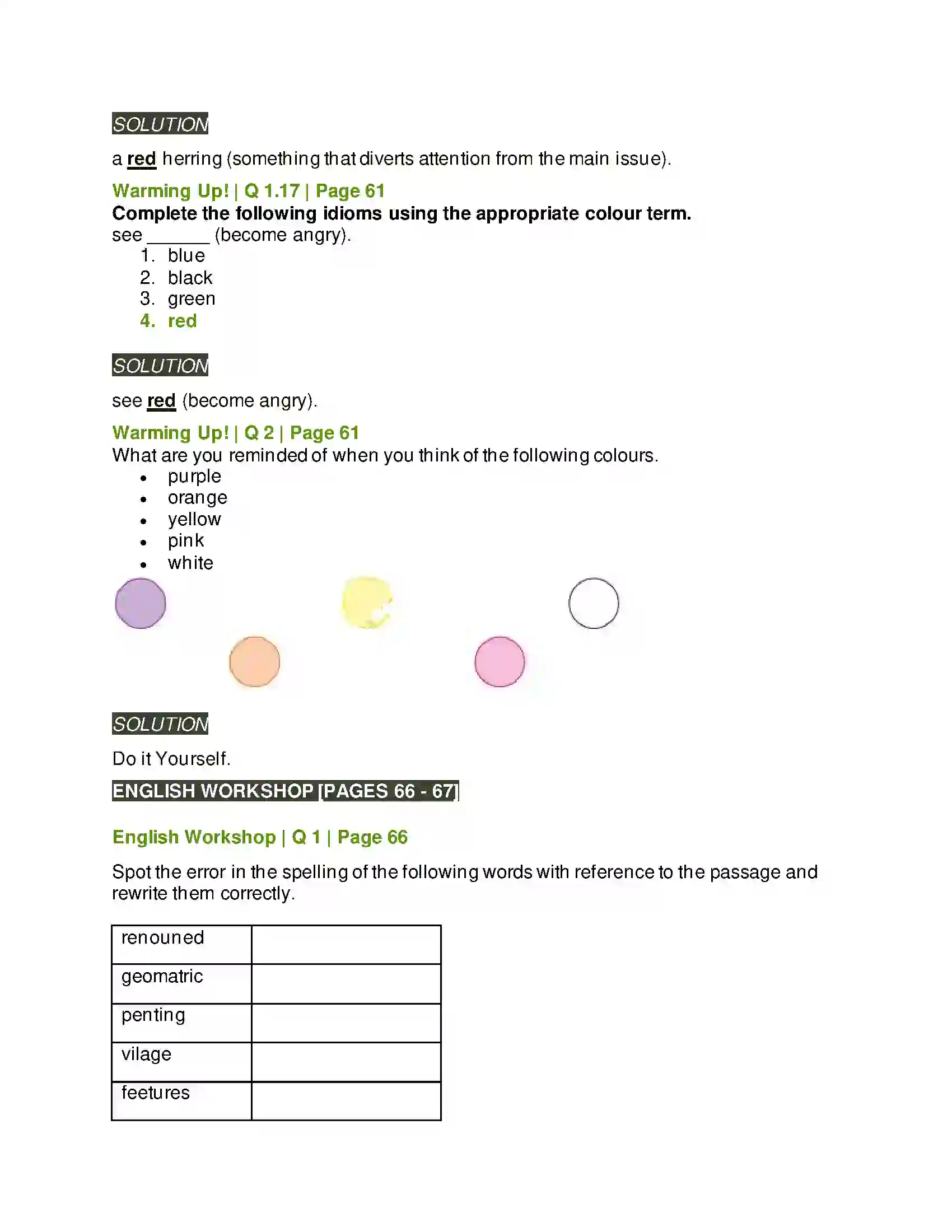 Maharashtra Board Class 9th Kumarbharati - English Medium 3.2 Reading Works of Art Solution 5