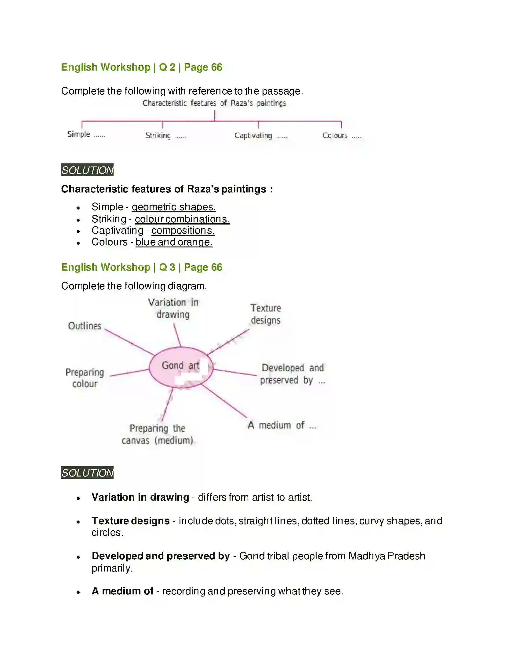 Maharashtra Board Class 9th Kumarbharati - English Medium 3.2 Reading Works of Art Solution 7