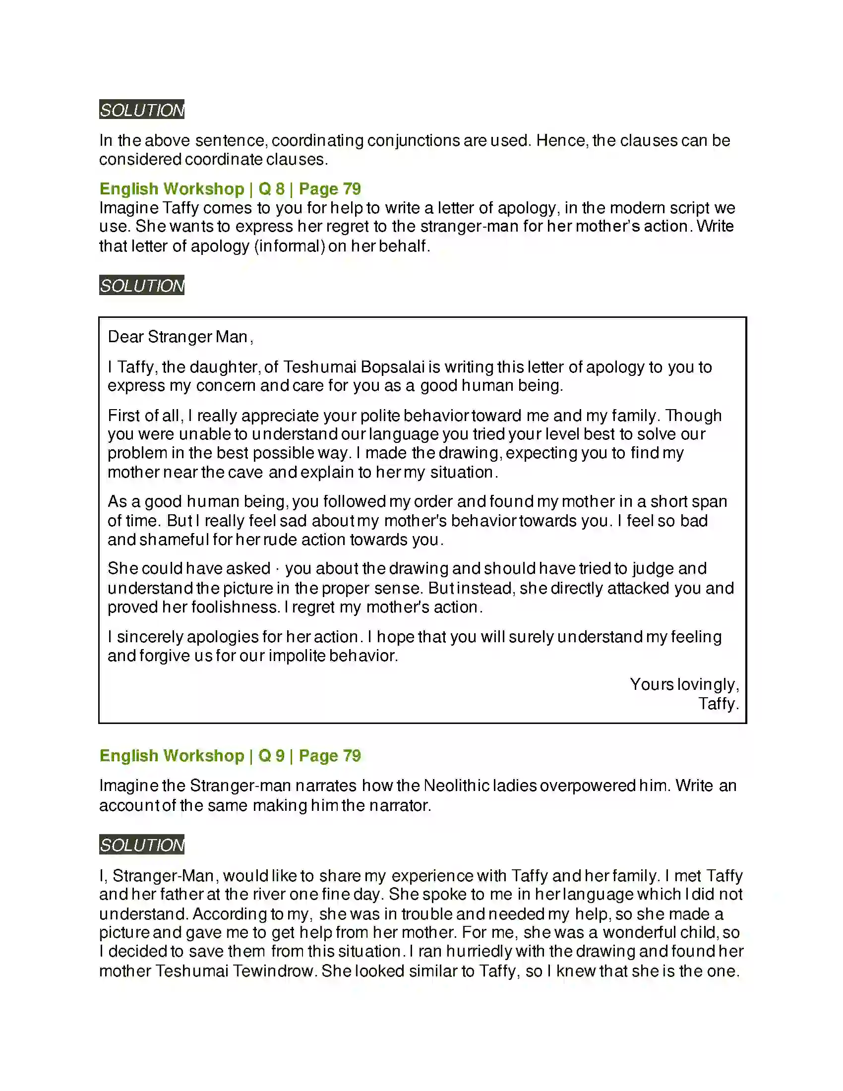 Maharashtra Board Class 9th Kumarbharati - English Medium 3.4 How the First Letter was Written Solution 6