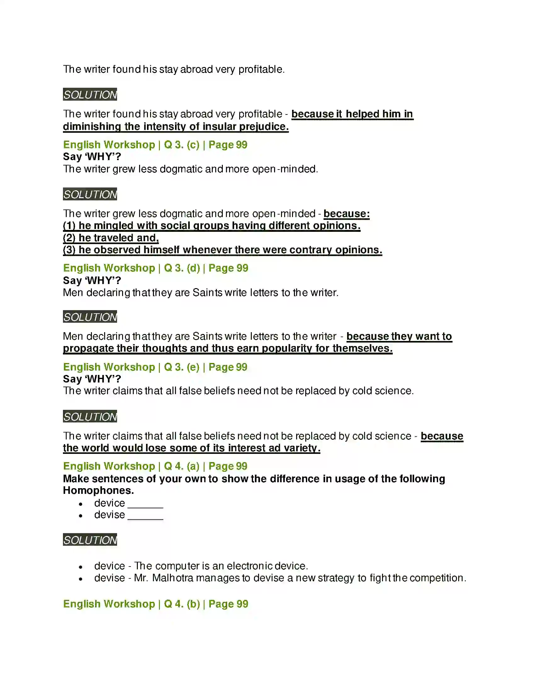 Maharashtra Board Class 9th Kumarbharati - English Medium 4.3 Intellectual Rubbish Solution 6