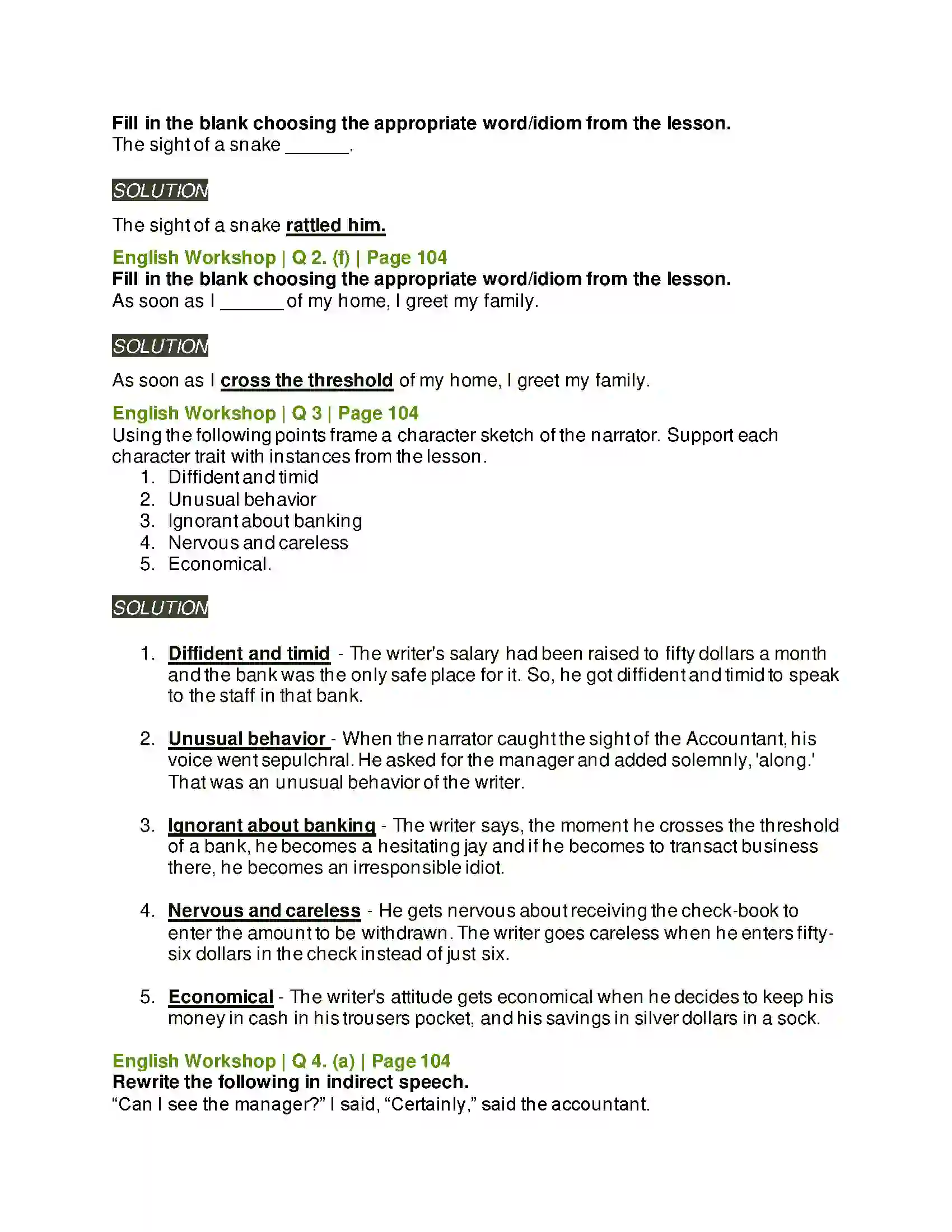 Maharashtra Board Class 9th Kumarbharati - English Medium 4.4 My Financial Career Solution 5