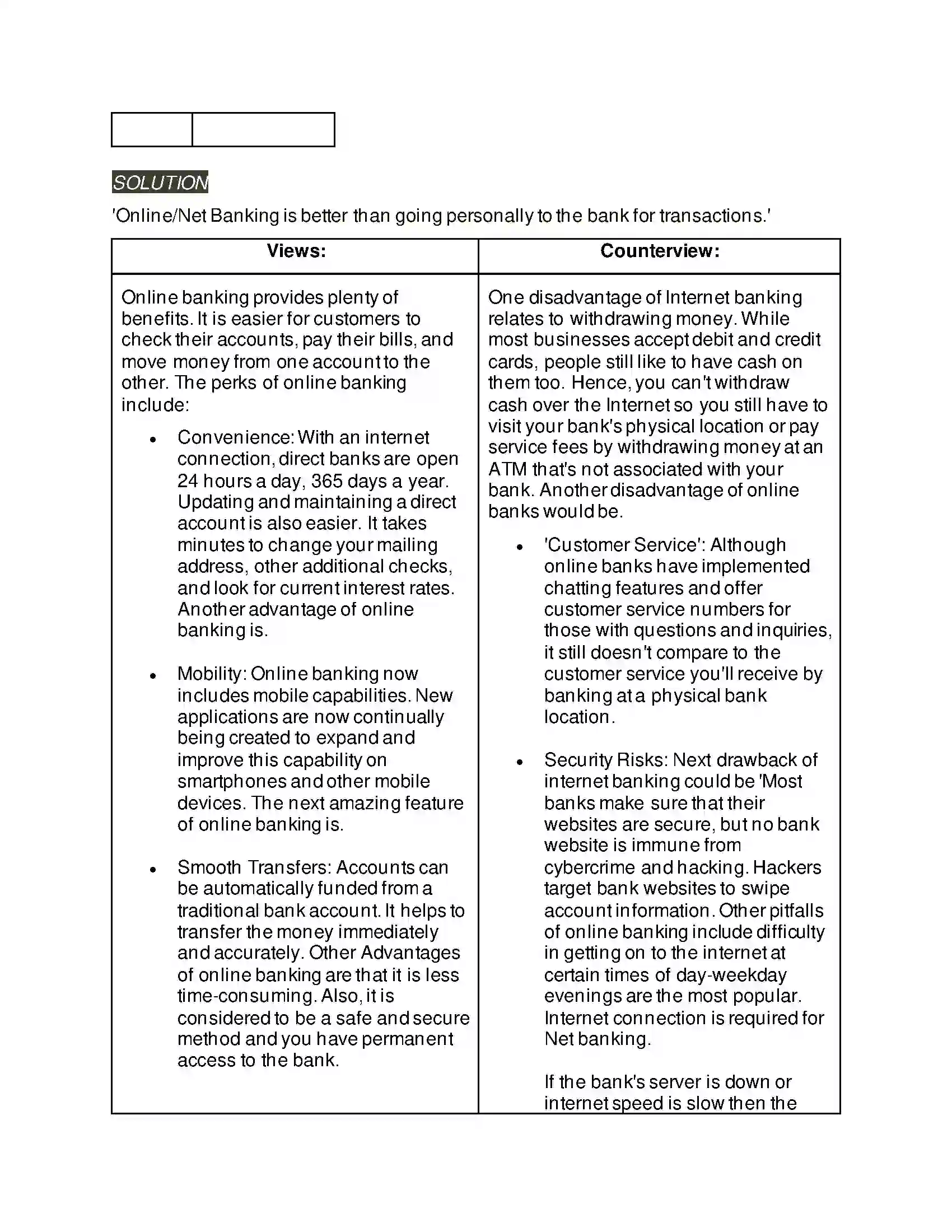 Maharashtra Board Class 9th Kumarbharati - English Medium 4.4 My Financial Career Solution 7