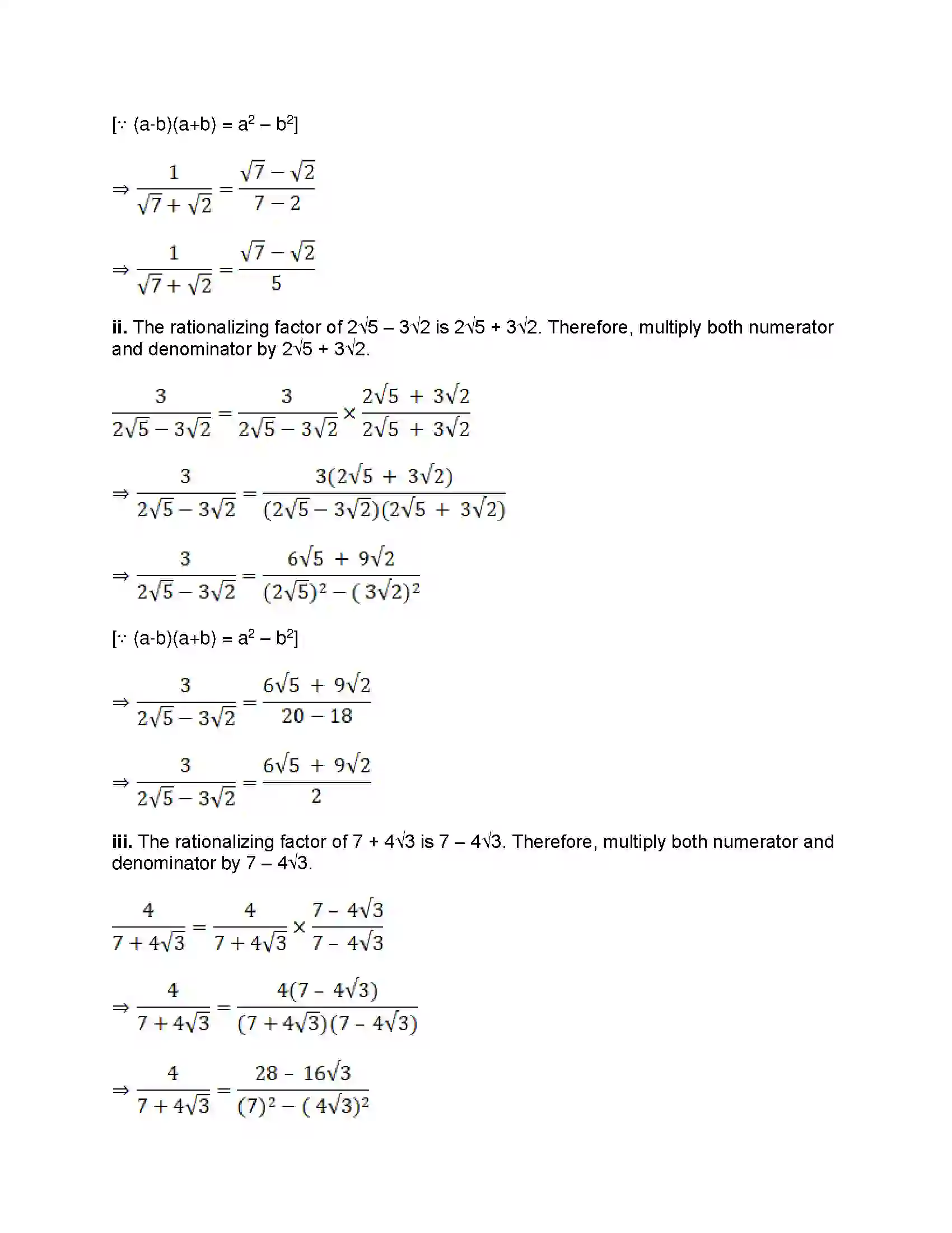 Maharashtra Board Class 9th Mathematics Part-I - English Medium Real Numbers Solution 27