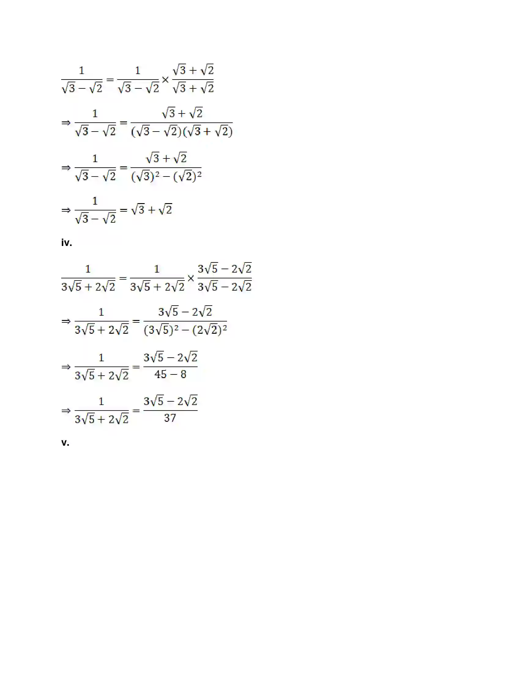 Maharashtra Board Class 9th Mathematics Part-I - English Medium Real Numbers Solution 45