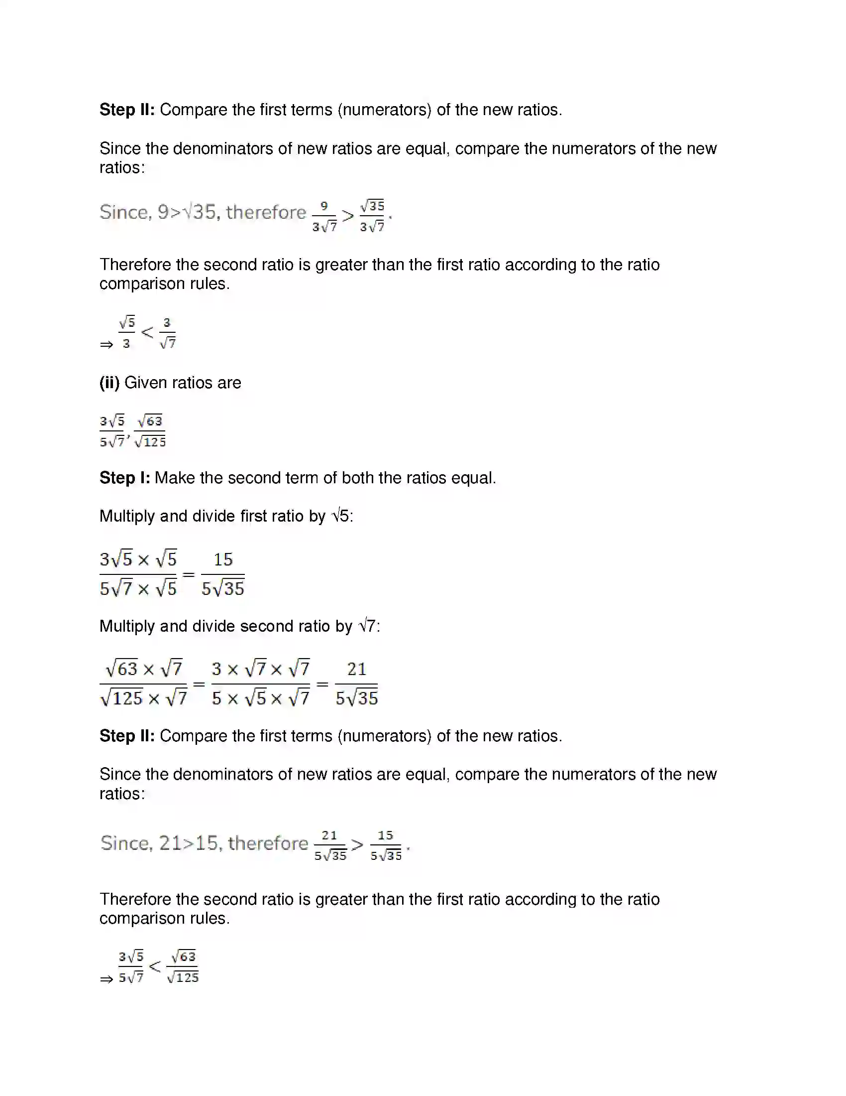 Maharashtra Board Class 9th Mathematics Part-I - English Medium Ratio and Proportion Solution 13