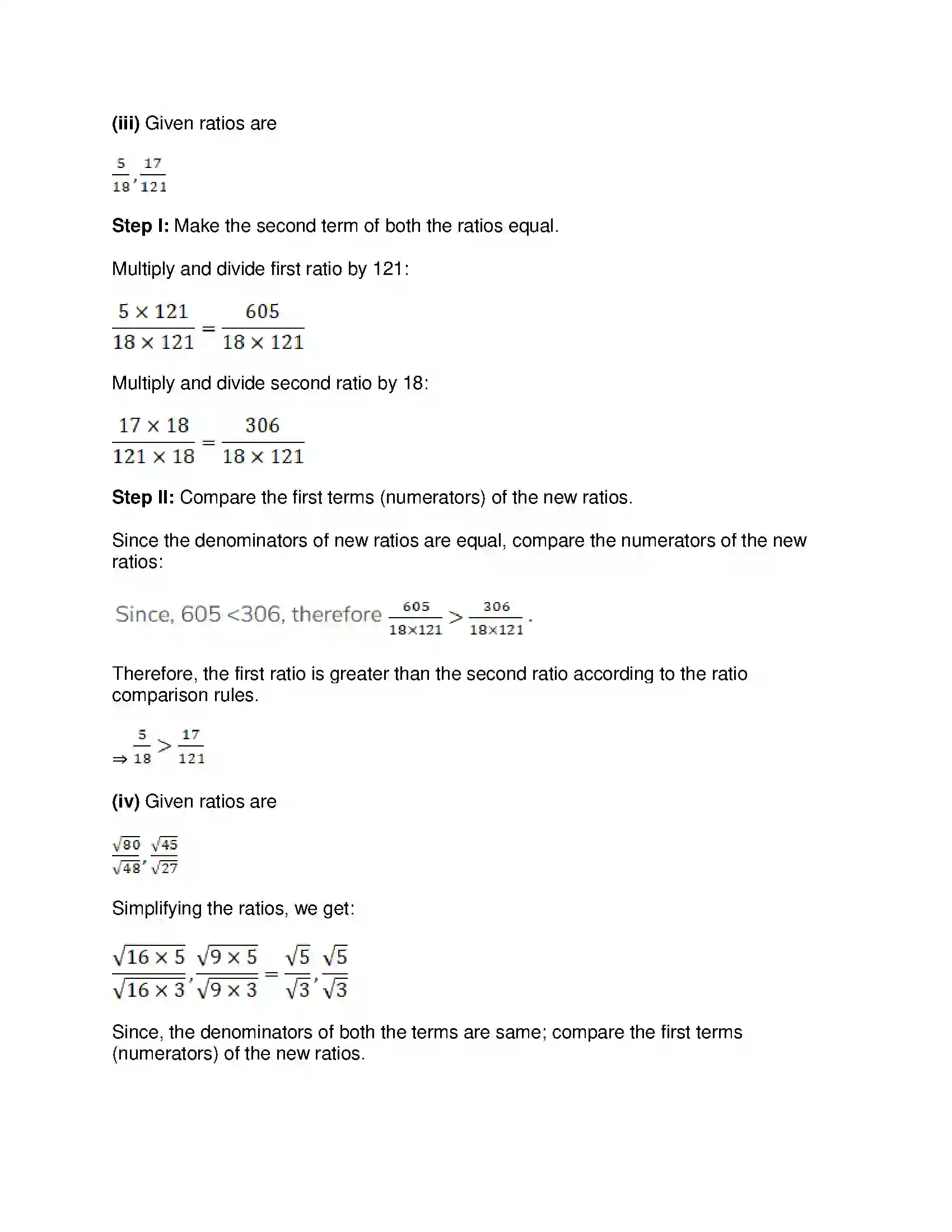 Maharashtra Board Class 9th Mathematics Part-I - English Medium Ratio and Proportion Solution 14