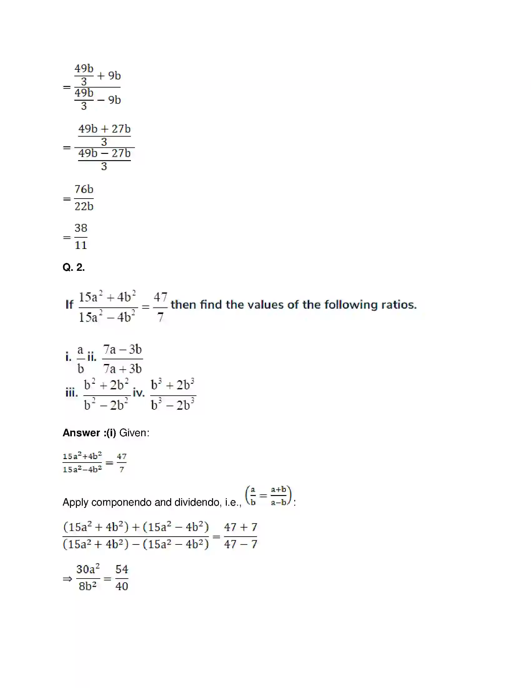 Maharashtra Board Class 9th Mathematics Part-I - English Medium Ratio and Proportion Solution 24