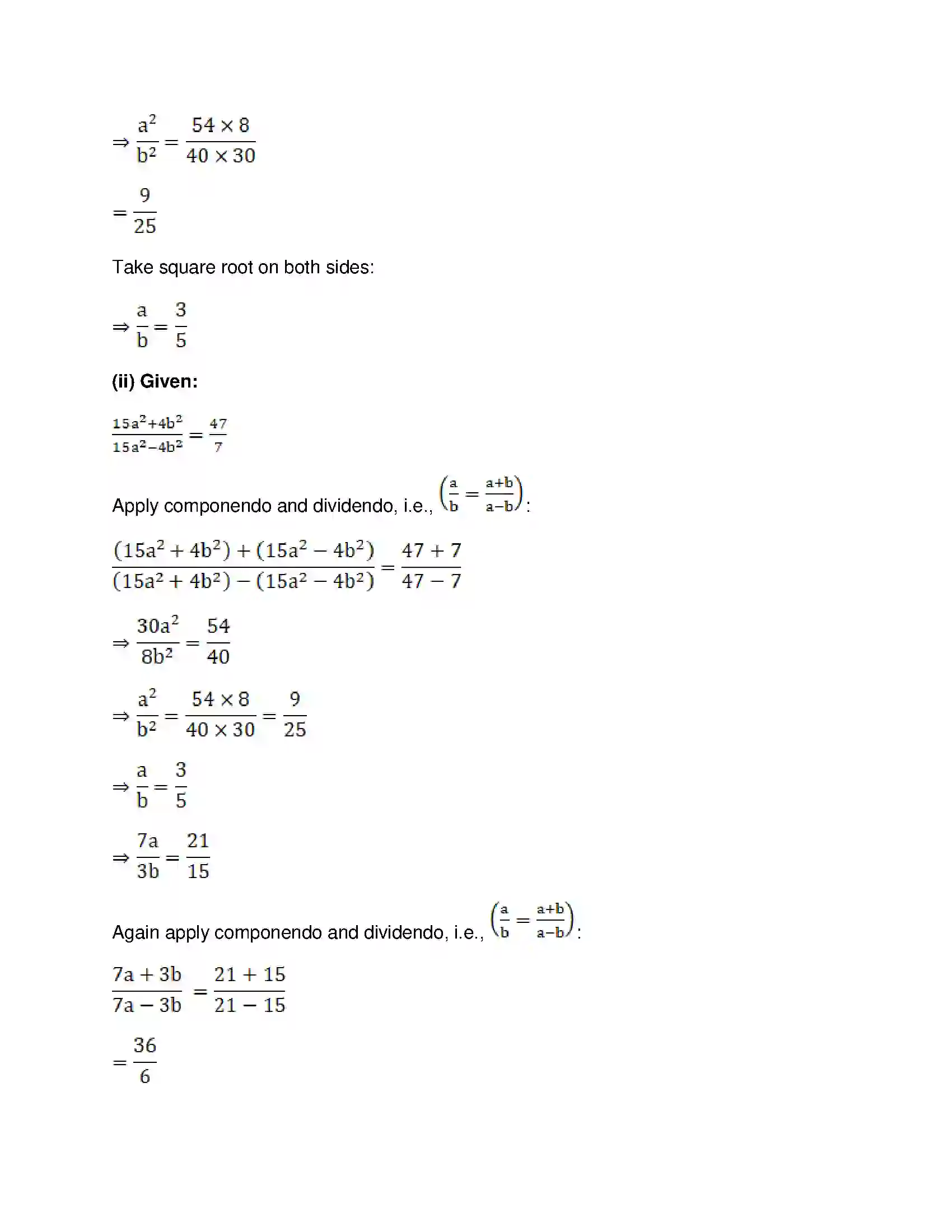 Maharashtra Board Class 9th Mathematics Part-I - English Medium Ratio and Proportion Solution 25
