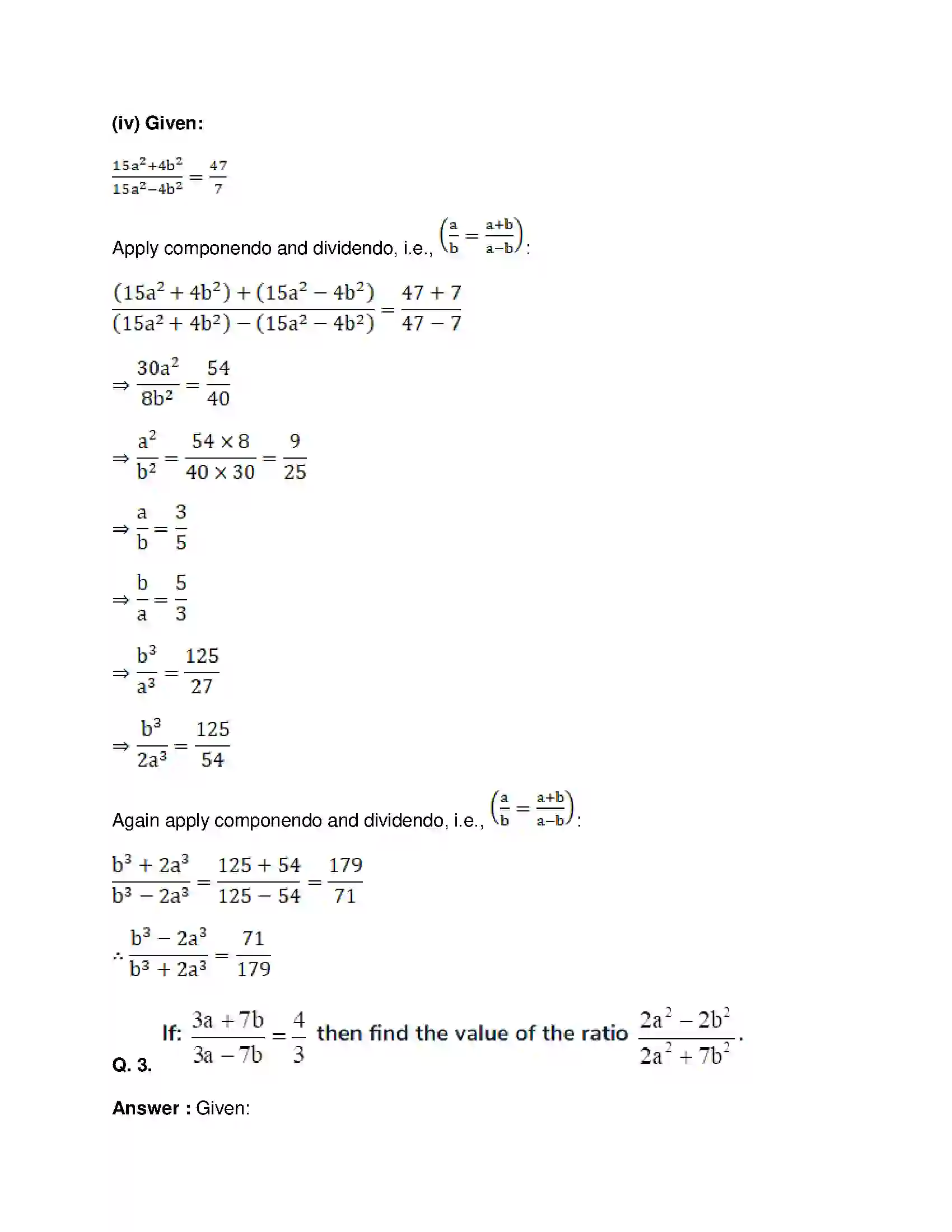 Maharashtra Board Class 9th Mathematics Part-I - English Medium Ratio and Proportion Solution 27