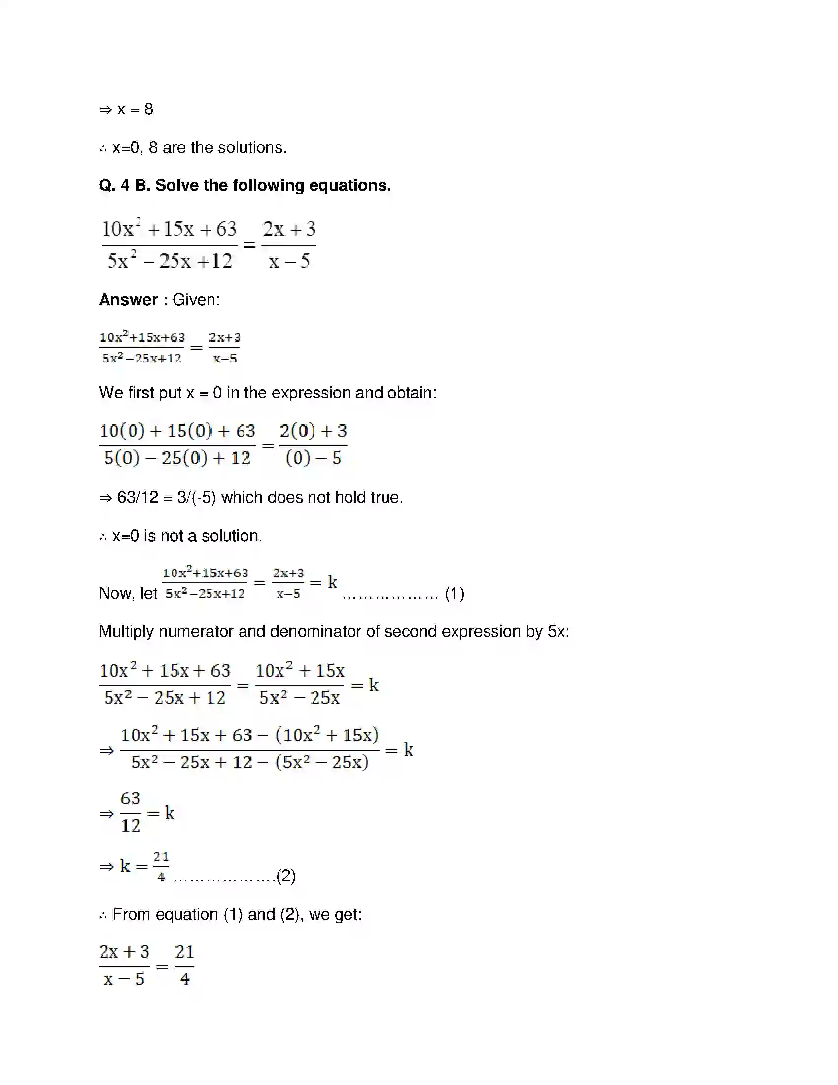 Maharashtra Board Class 9th Mathematics Part-I - English Medium Ratio and Proportion Solution 30