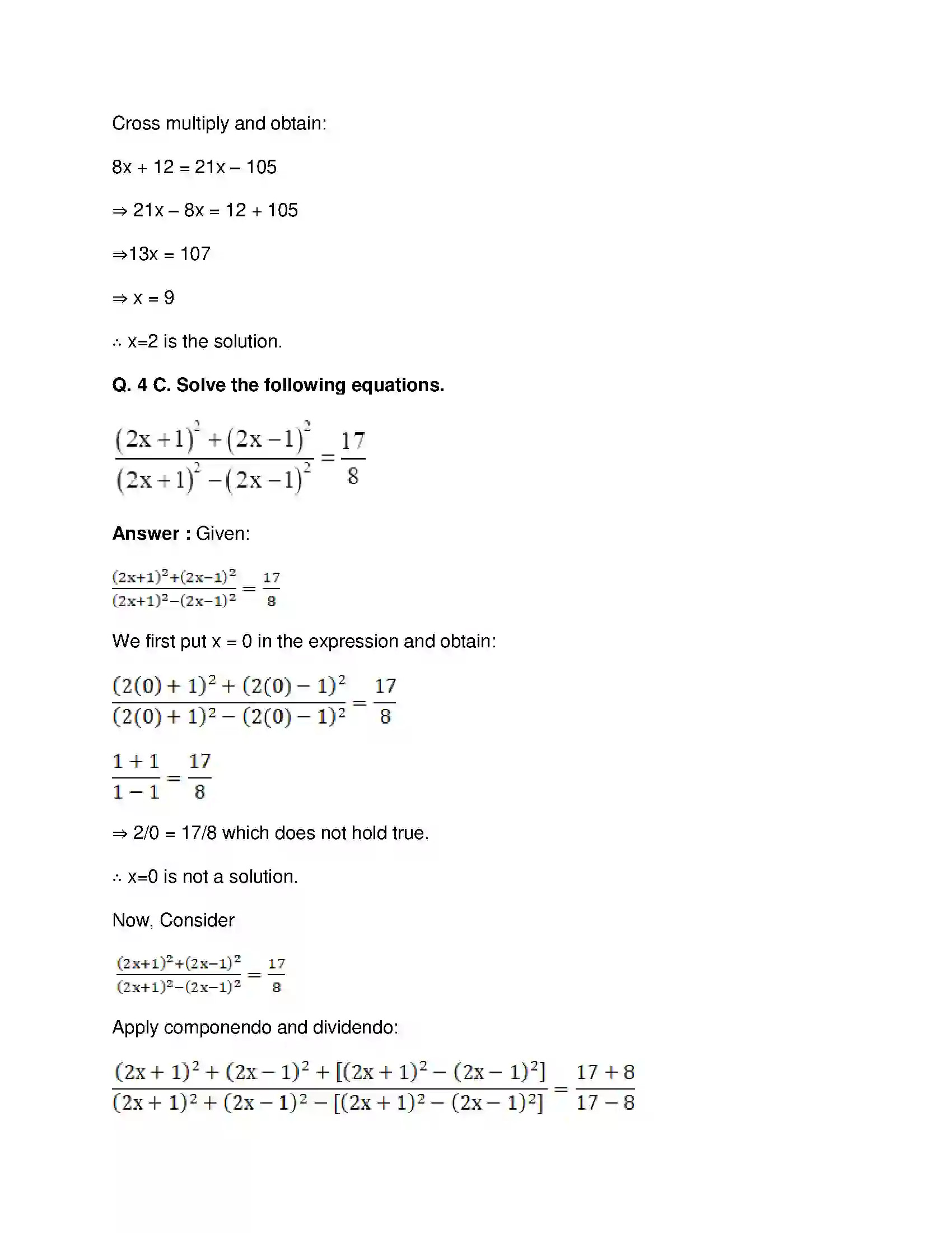 Maharashtra Board Class 9th Mathematics Part-I - English Medium Ratio and Proportion Solution 31