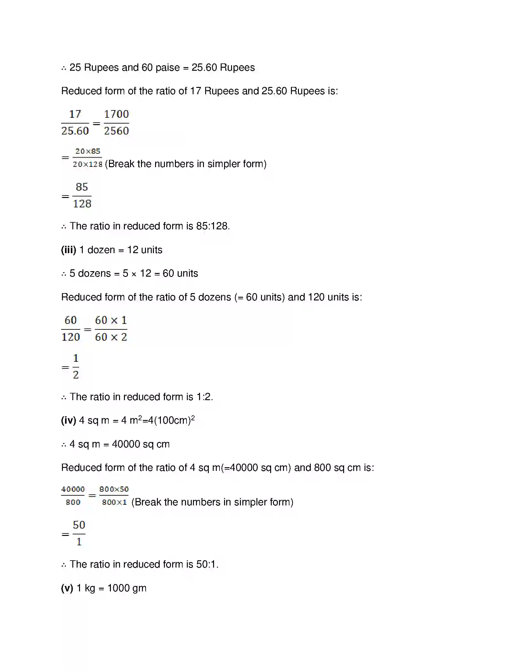 Maharashtra Board Class 9th Mathematics Part-I - English Medium Ratio and Proportion Solution 56