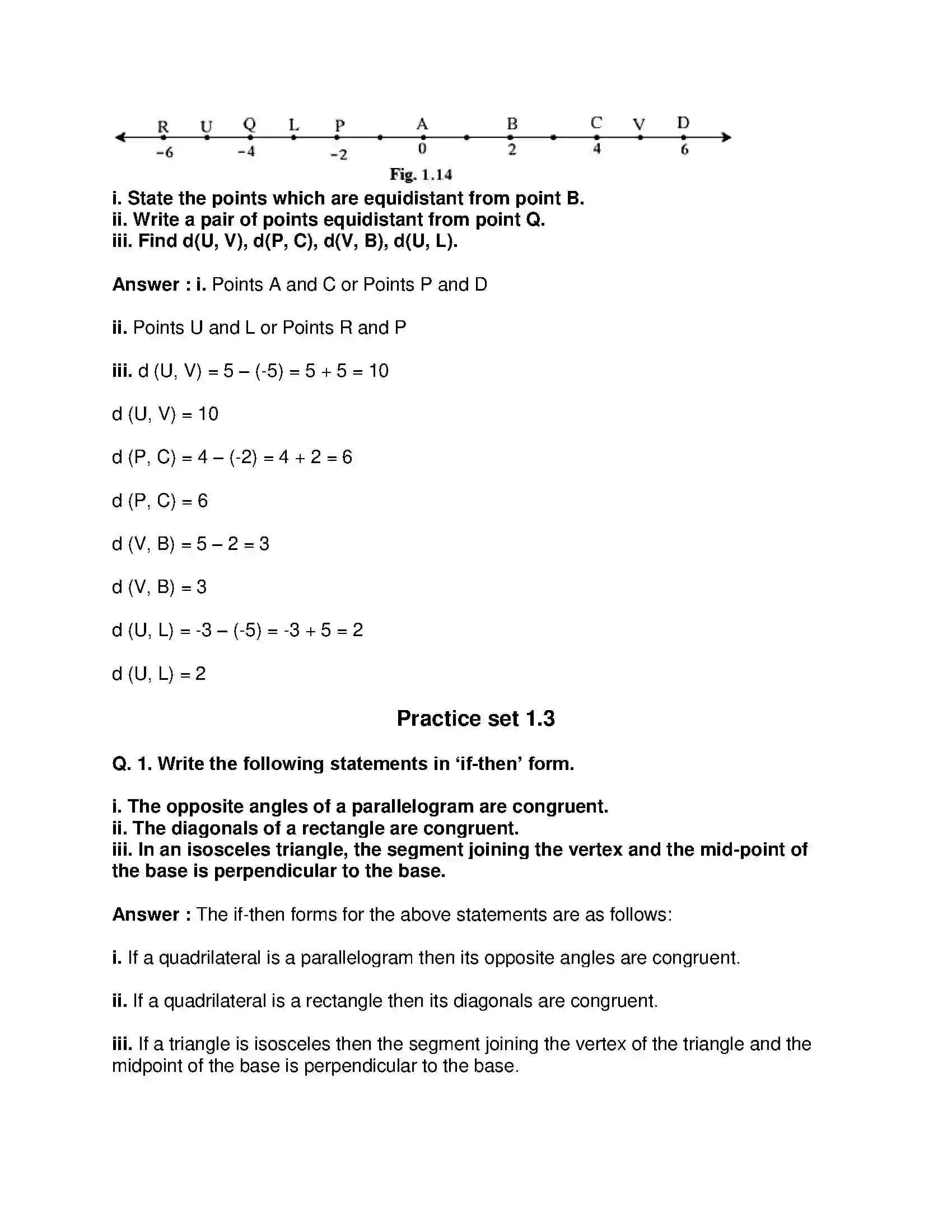 Maharashtra Board Class 9th Mathematics Part-II - English Medium Basic Concepts in Geometry Solution 12
