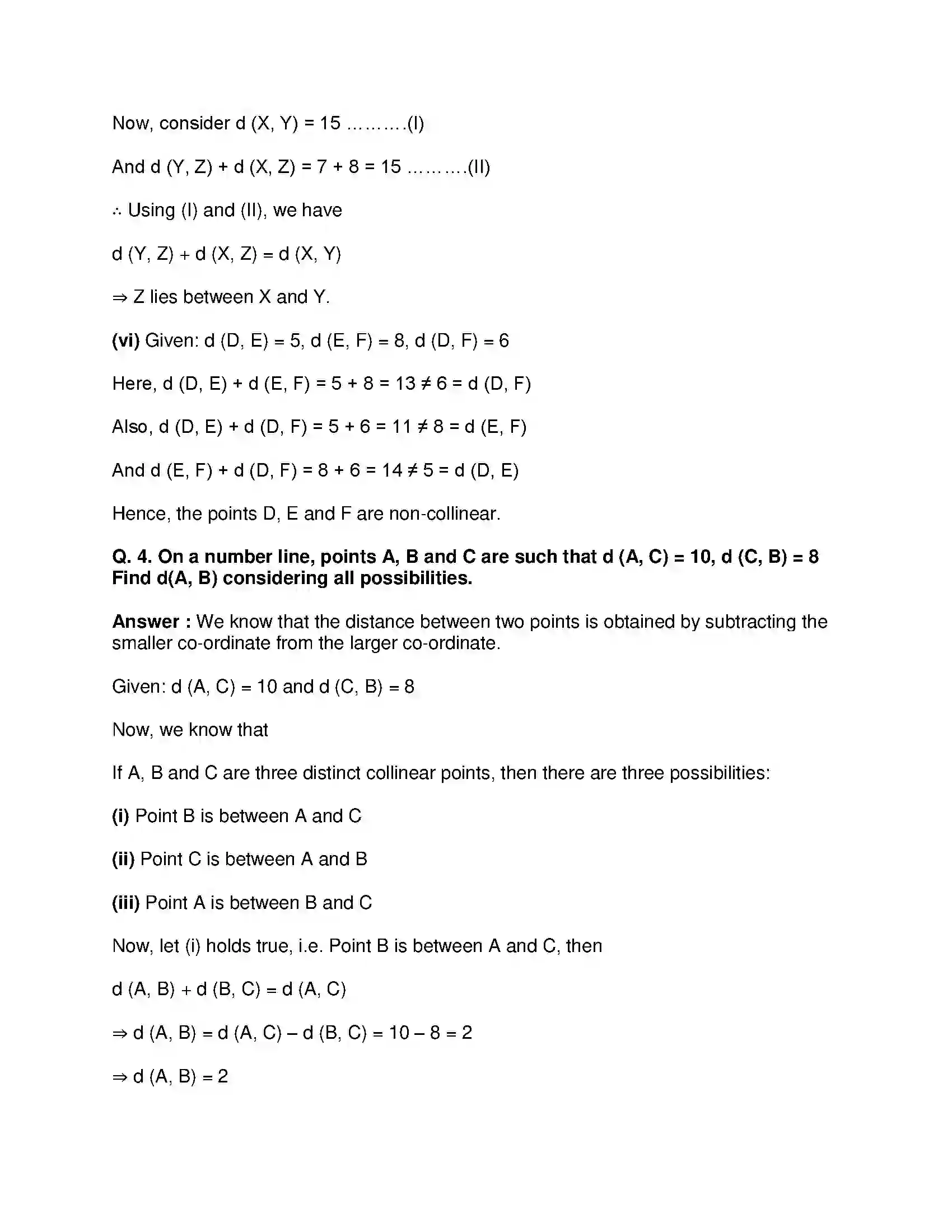 Maharashtra Board Class 9th Mathematics Part-II - English Medium Basic Concepts in Geometry Solution 5