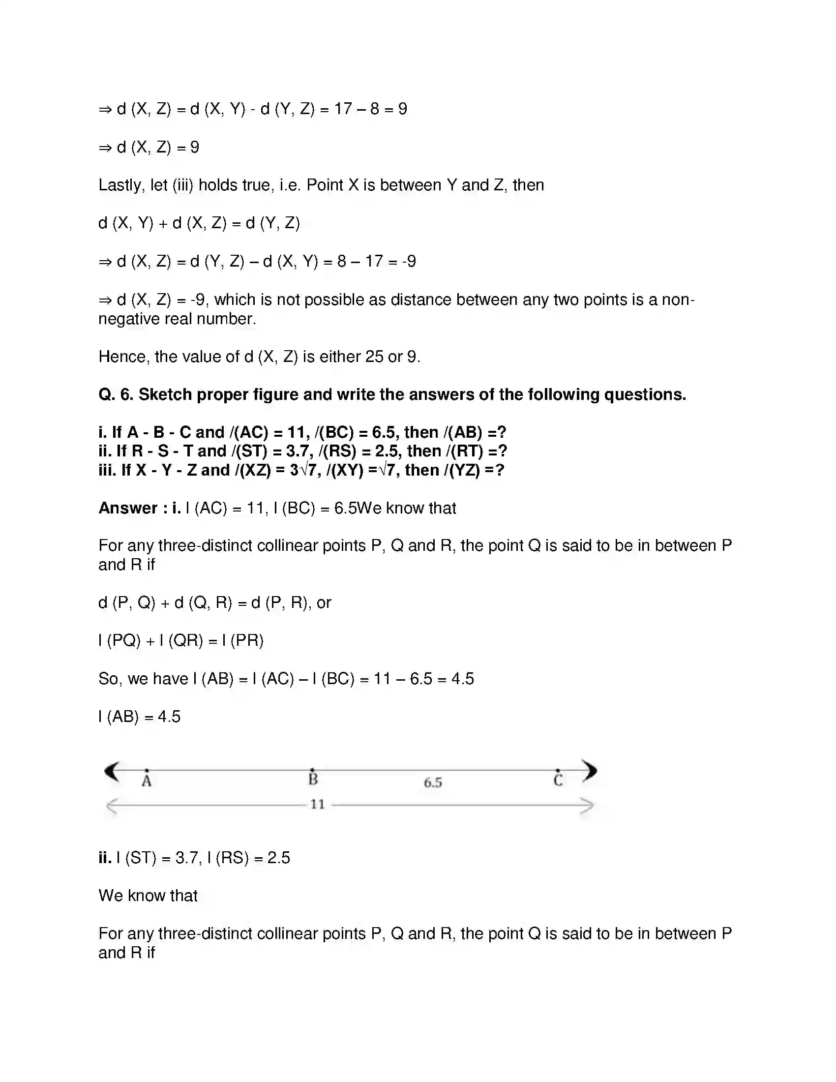 Maharashtra Board Class 9th Mathematics Part-II - English Medium Basic Concepts in Geometry Solution 7