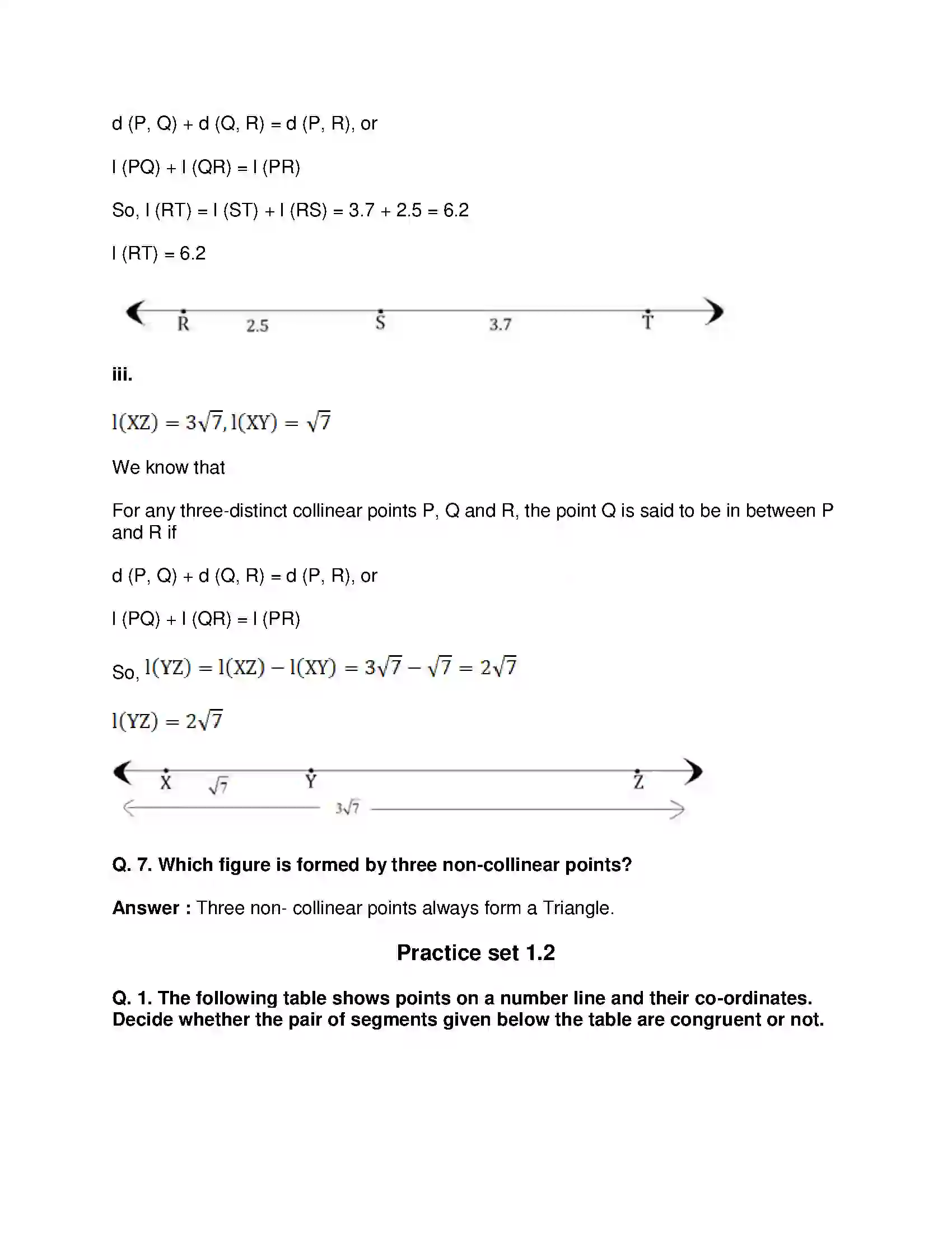 Maharashtra Board Class 9th Mathematics Part-II - English Medium Basic Concepts in Geometry Solution 8