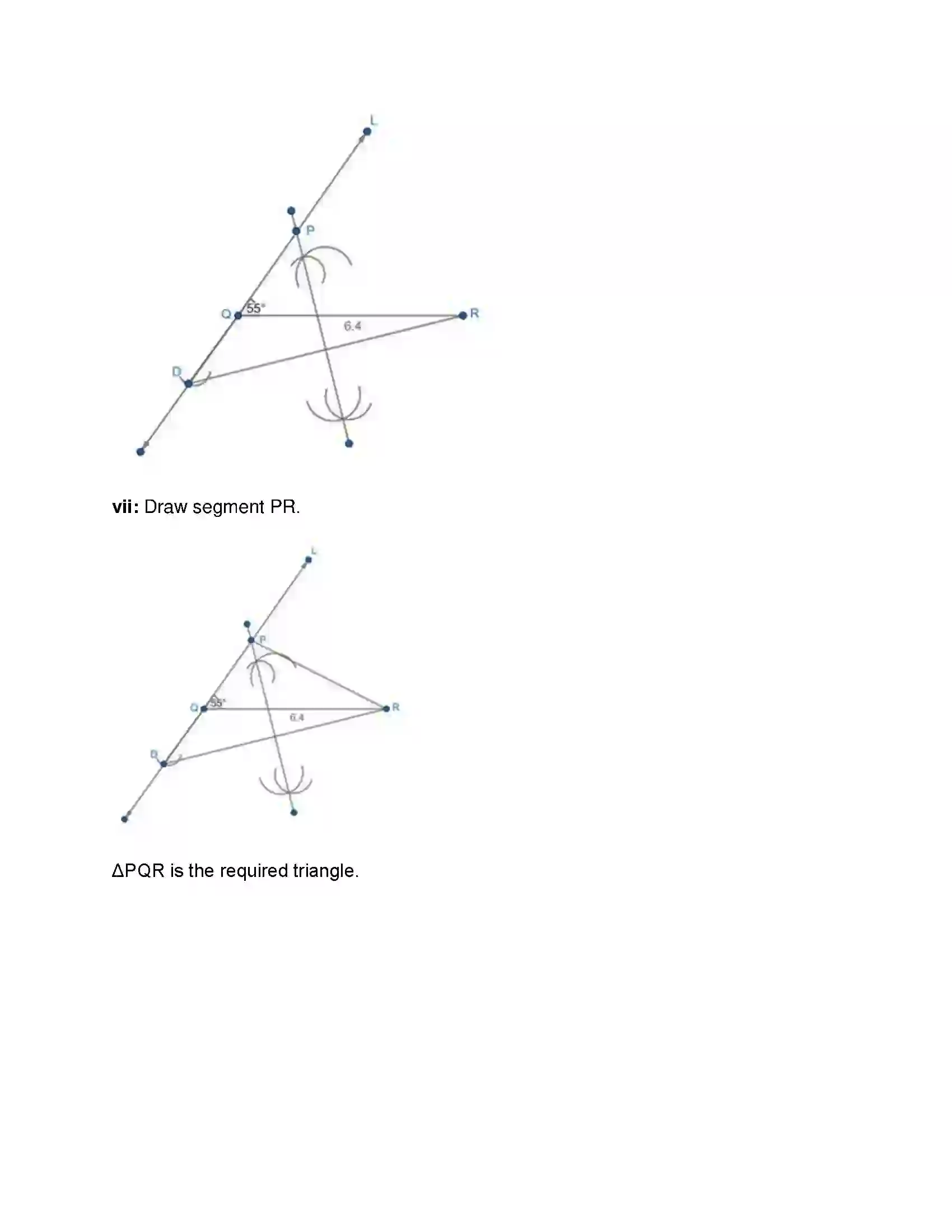 Maharashtra Board Class 9th Mathematics Part-II - English Medium Constructions of Triangles Solution 32