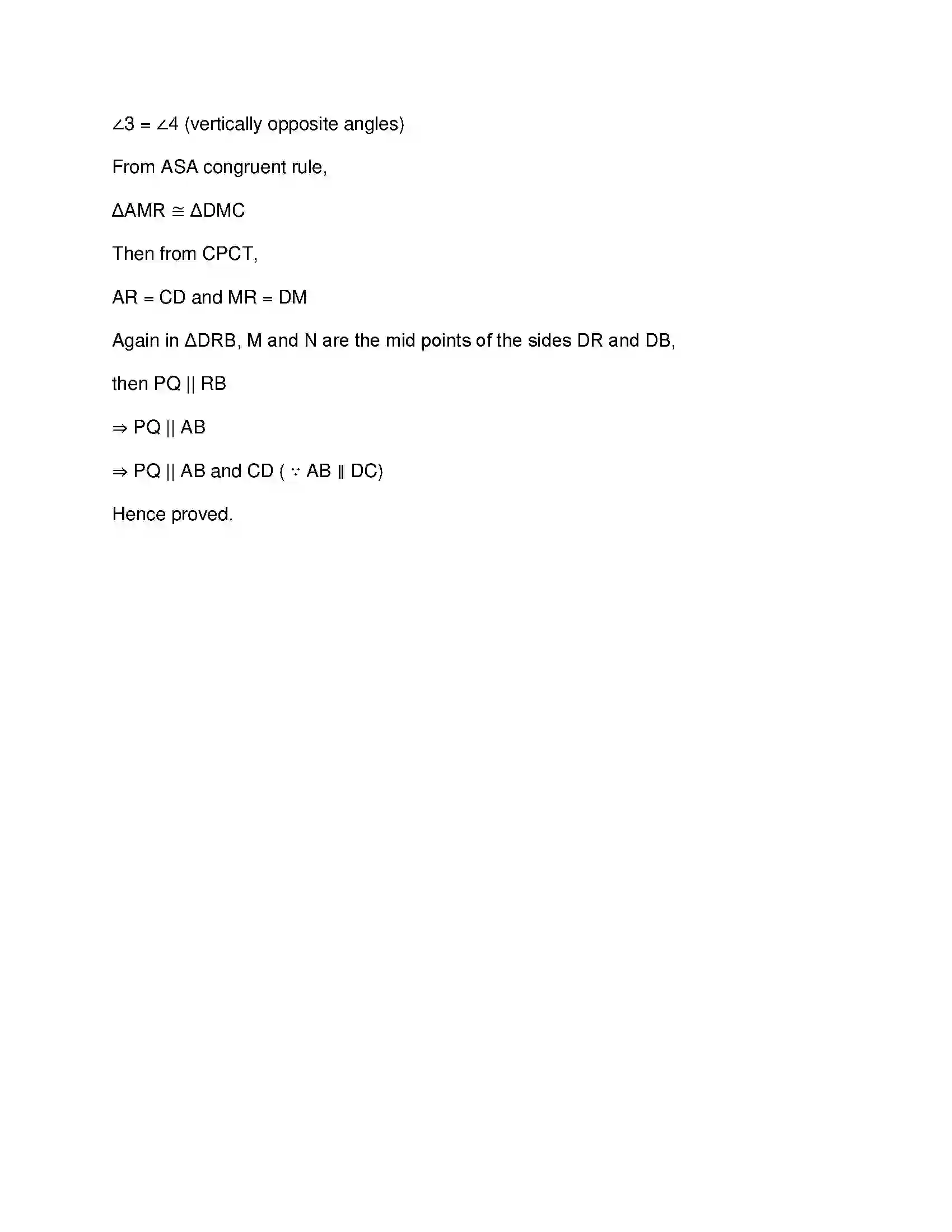 Maharashtra Board Class 9th Mathematics Part-II - English Medium Quadrilaterals Solution 25