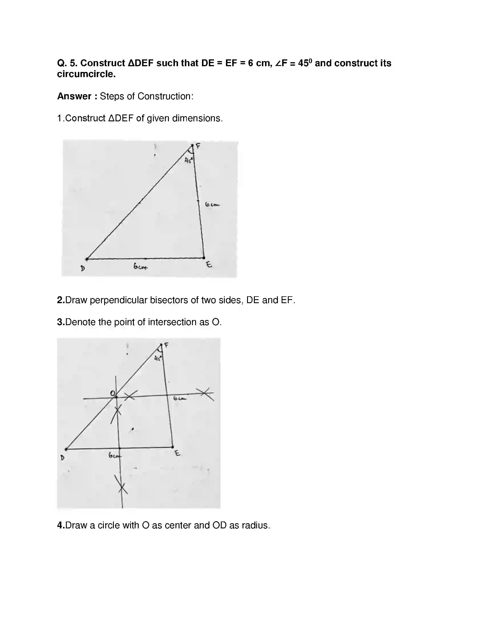 Maharashtra Board Class 9th Mathematics Part-II - English Medium Circles Solution 17