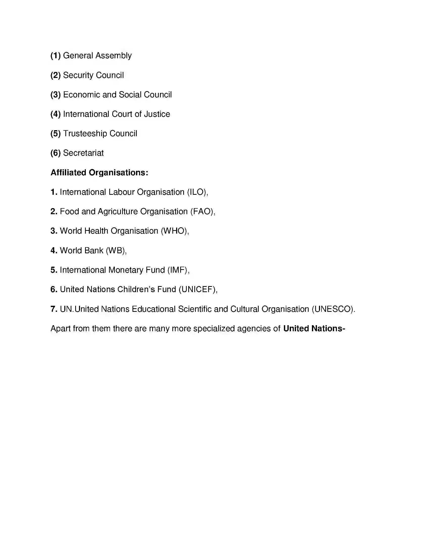 Maharashtra Board Class 9th Political Science - English Medium The United Nations Solution 5