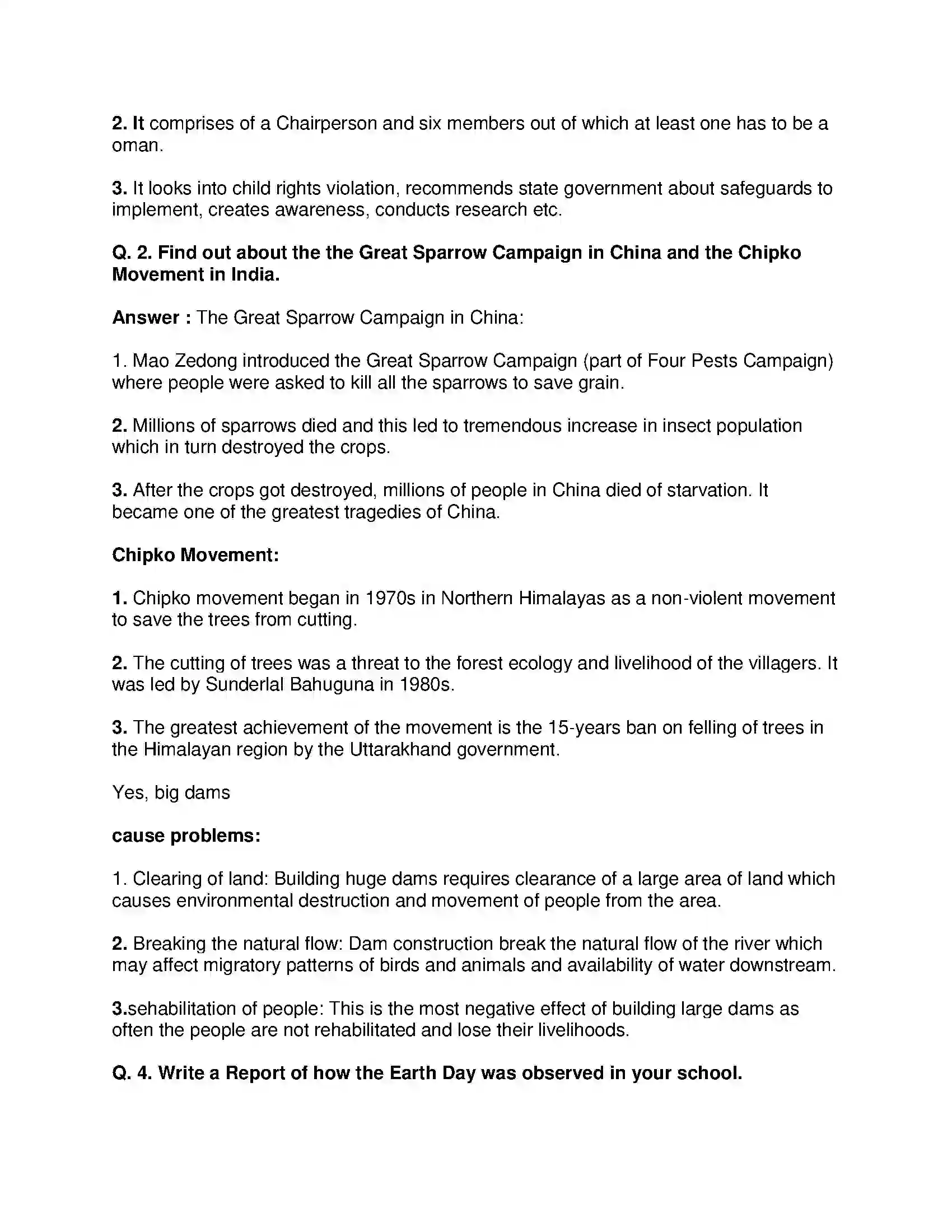 Maharashtra Board Class 9th Political Science - English Medium International Problems Solution 5