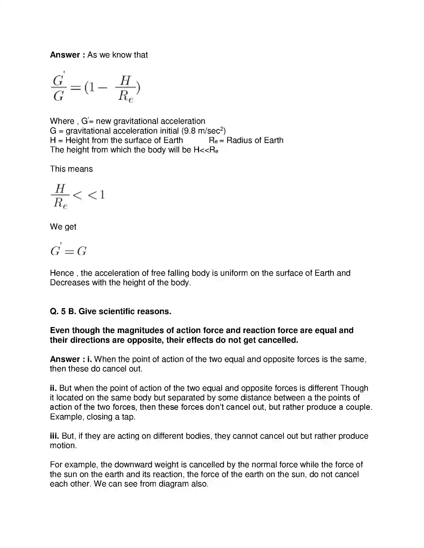 Maharashtra Board Class 9th Science & Technology - English Medium Laws of Motion Solution 10