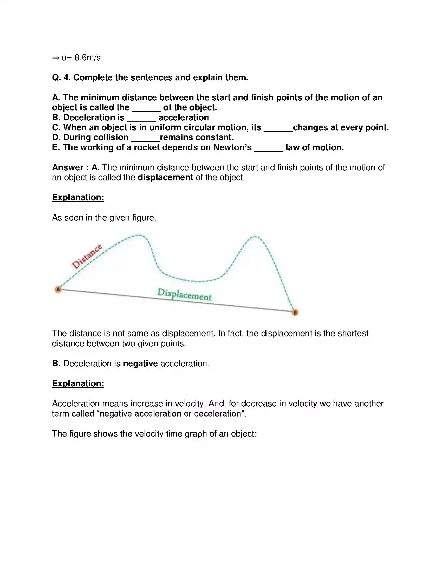 Maharashtra Board Class 9th Science & Technology - English Medium Laws of Motion Solution 7