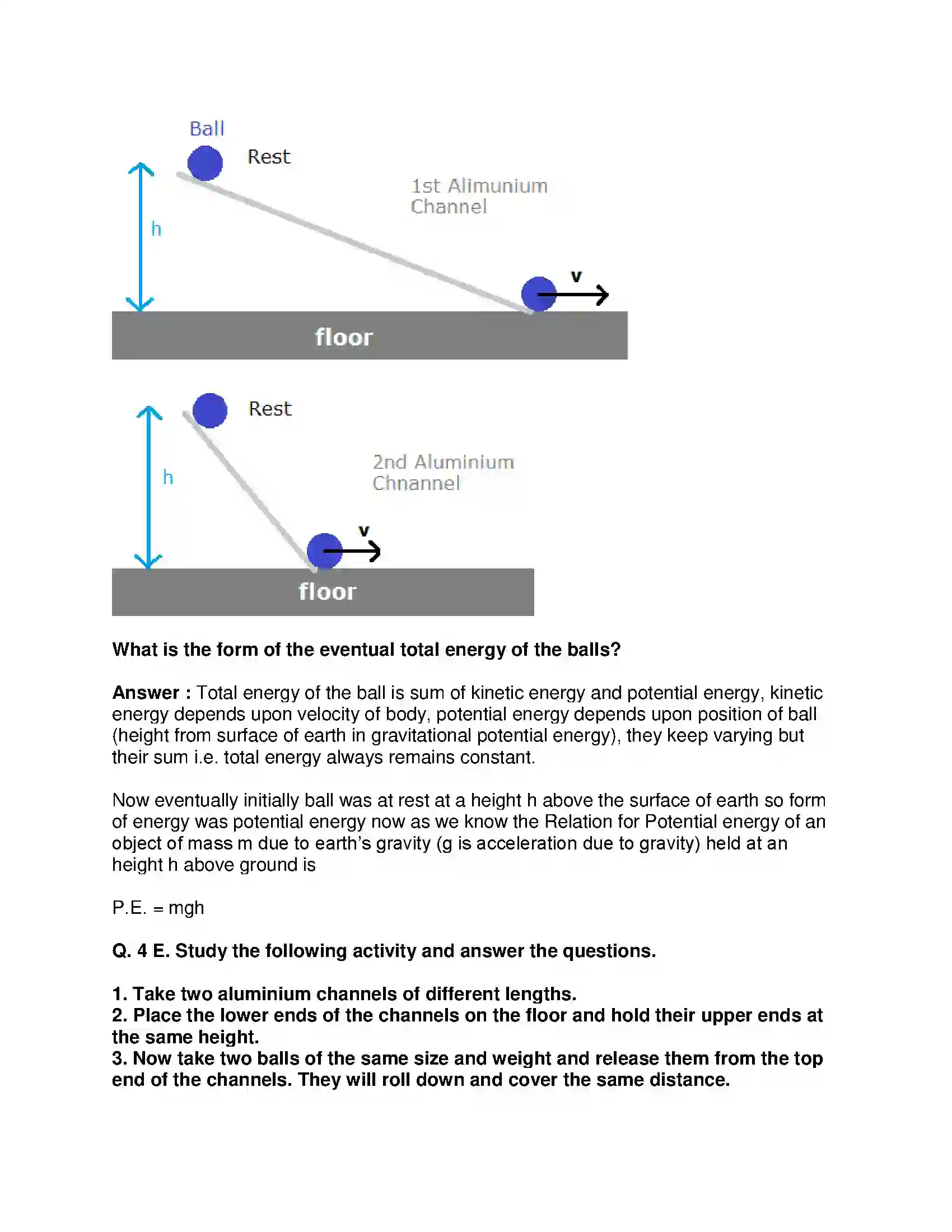 Maharashtra Board Class 9th Science & Technology - English Medium Work and Energy Solution 19