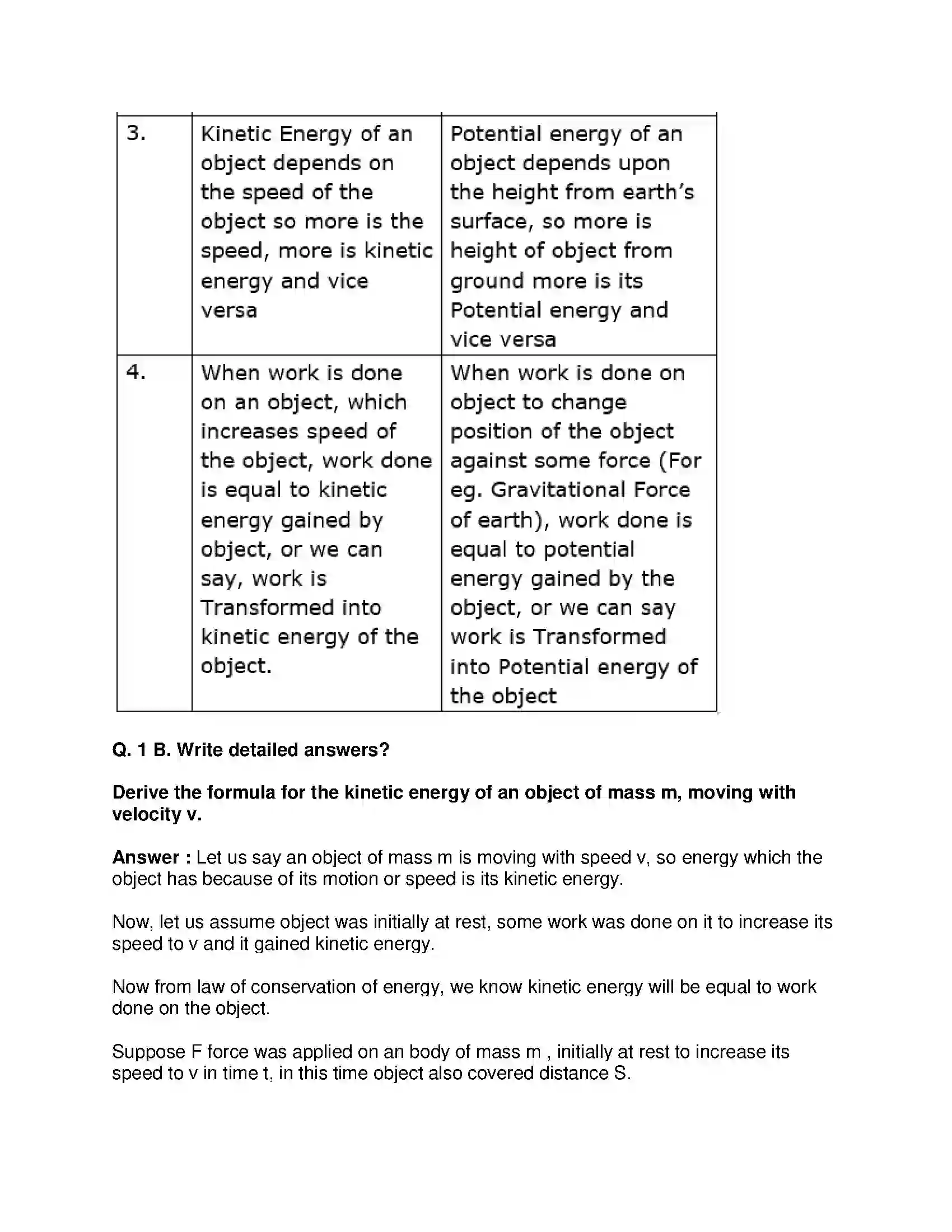 Maharashtra Board Class 9th Science & Technology - English Medium Work and Energy Solution 2