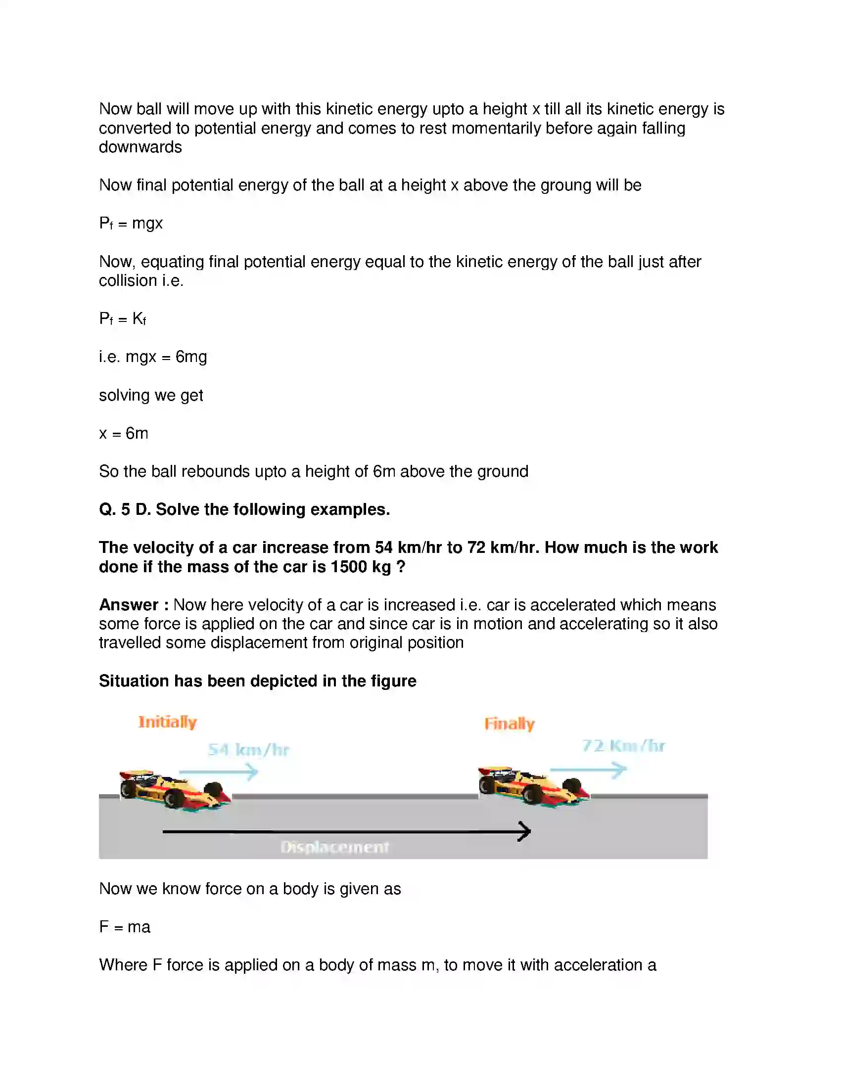 Maharashtra Board Class 9th Science & Technology - English Medium Work and Energy Solution 25