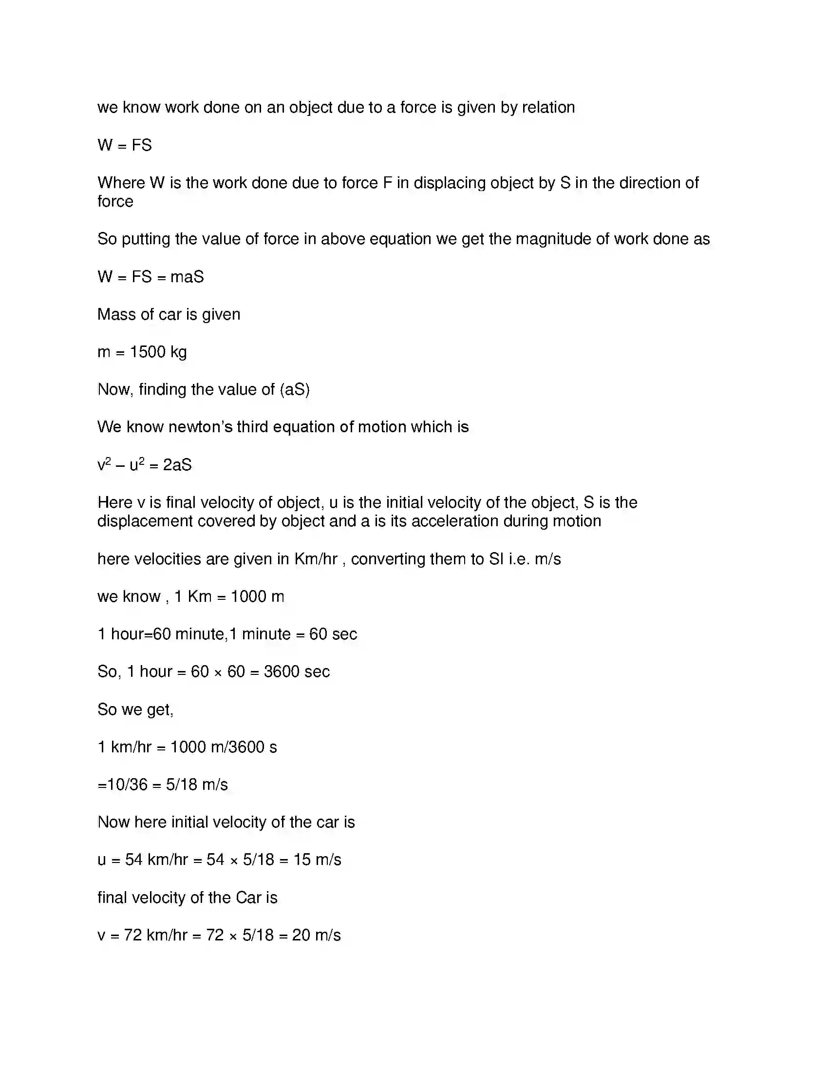 Maharashtra Board Class 9th Science & Technology - English Medium Work and Energy Solution 26