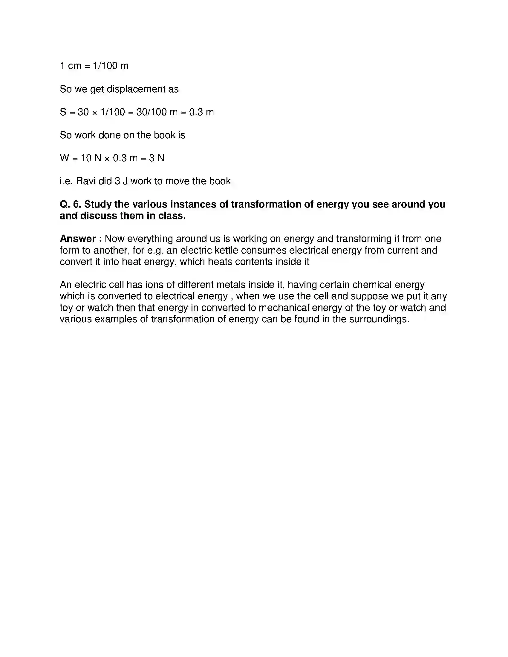 Maharashtra Board Class 9th Science & Technology - English Medium Work and Energy Solution 28
