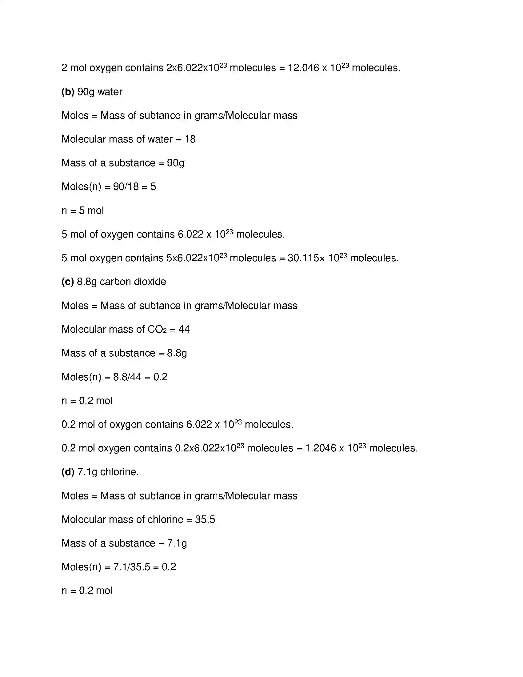 Maharashtra Board Class 9th Science & Technology - English Medium Measurement of Matter Solution 11