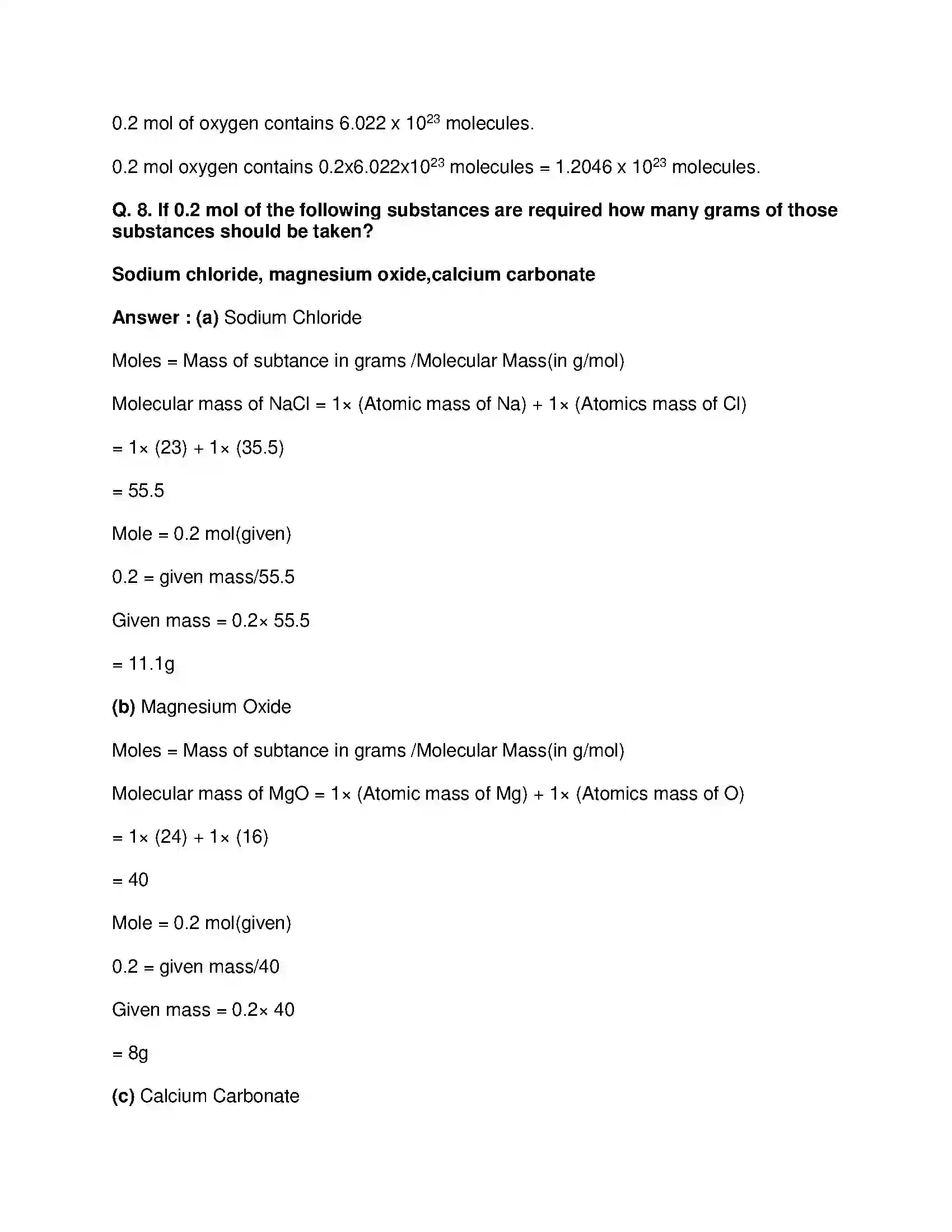 Maharashtra Board Class 9th Science & Technology - English Medium Measurement of Matter Solution 12
