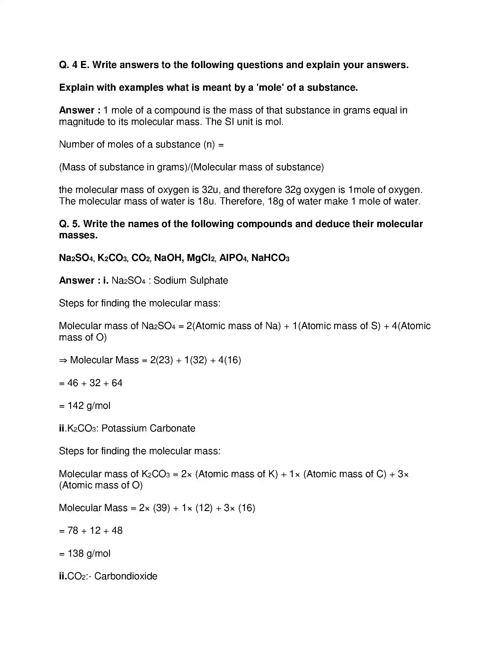 Maharashtra Board Class 9th Science & Technology - English Medium Measurement of Matter Solution 8