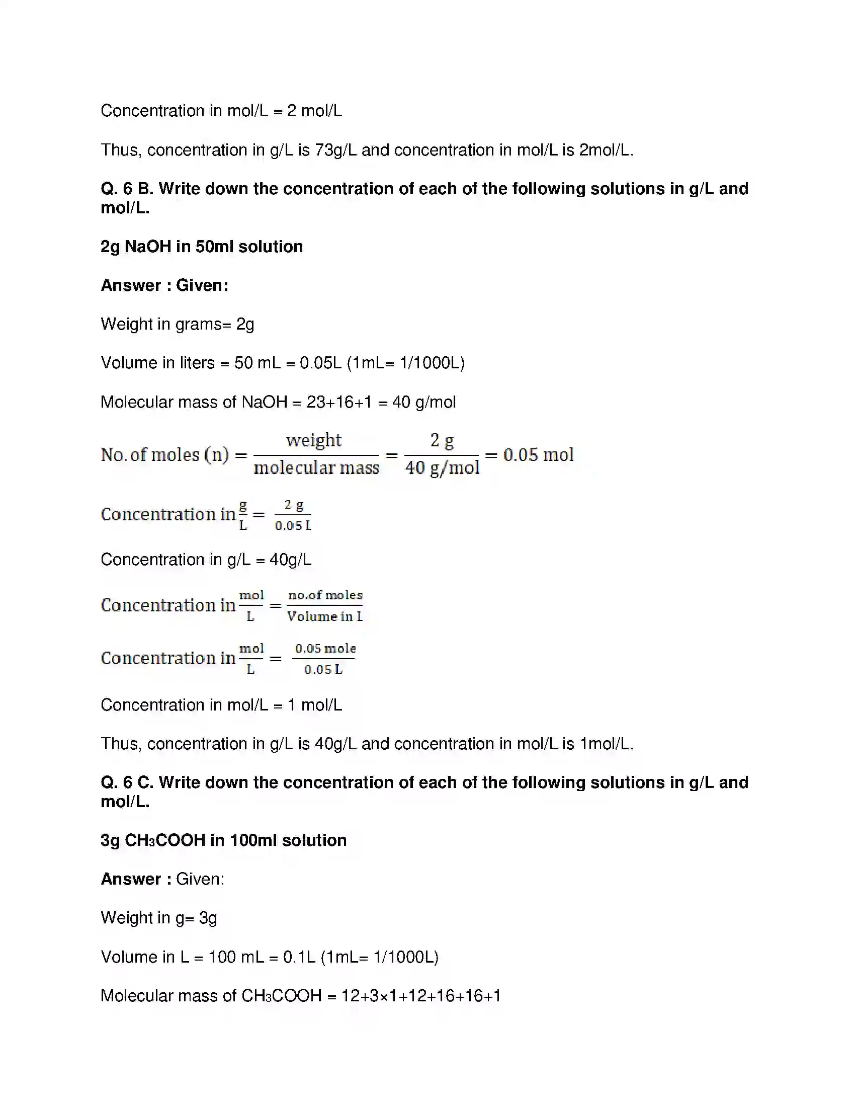 Maharashtra Board Class 9th Science & Technology - English Medium Acids, Bases and Salts Solution 11