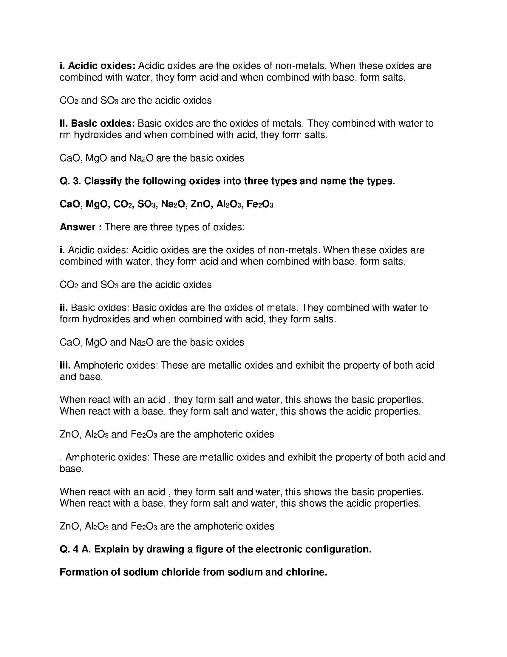 Maharashtra Board Class 9th Science & Technology - English Medium Acids, Bases and Salts Solution 7
