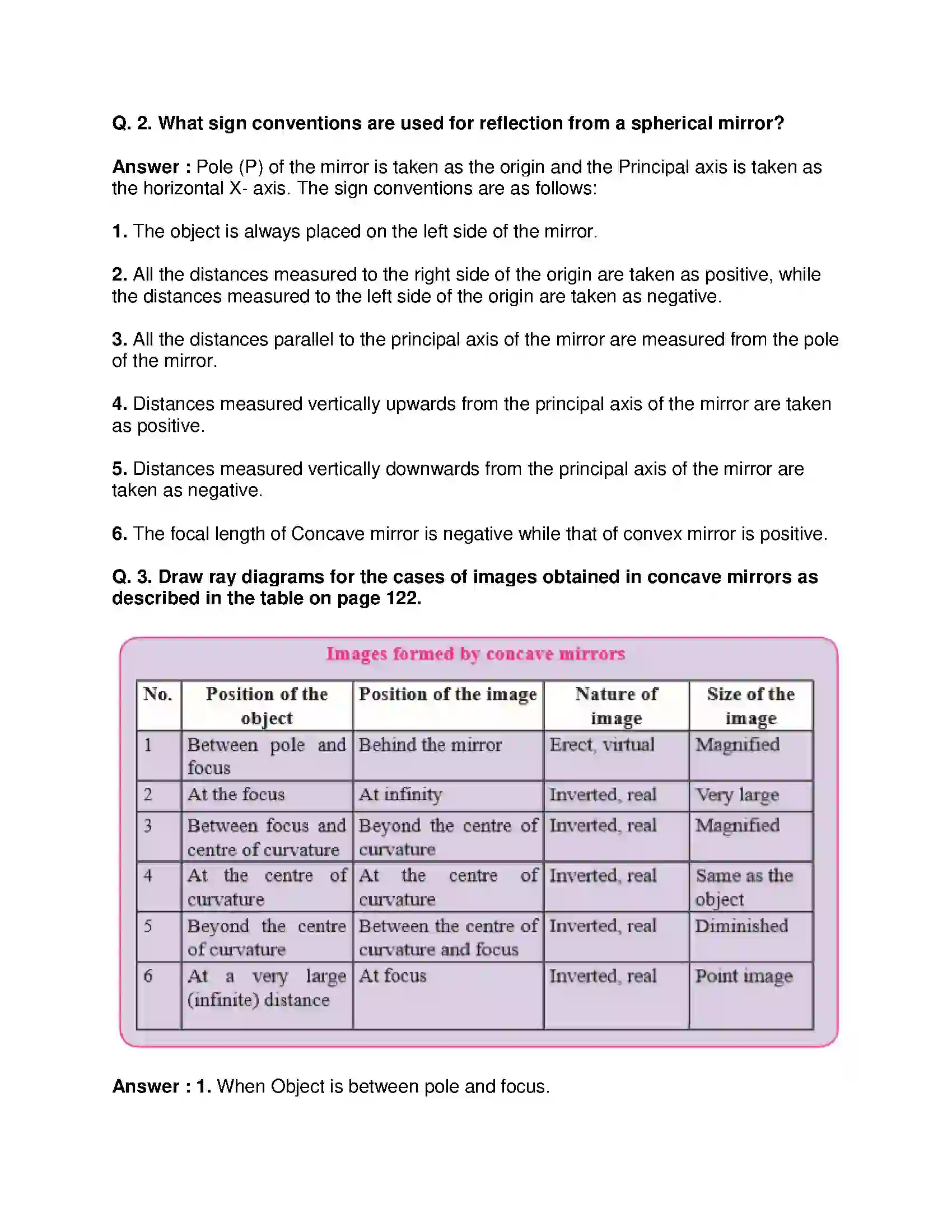 Maharashtra Board Class 9th Science & Technology - English Medium Reflection of Light Solution 3