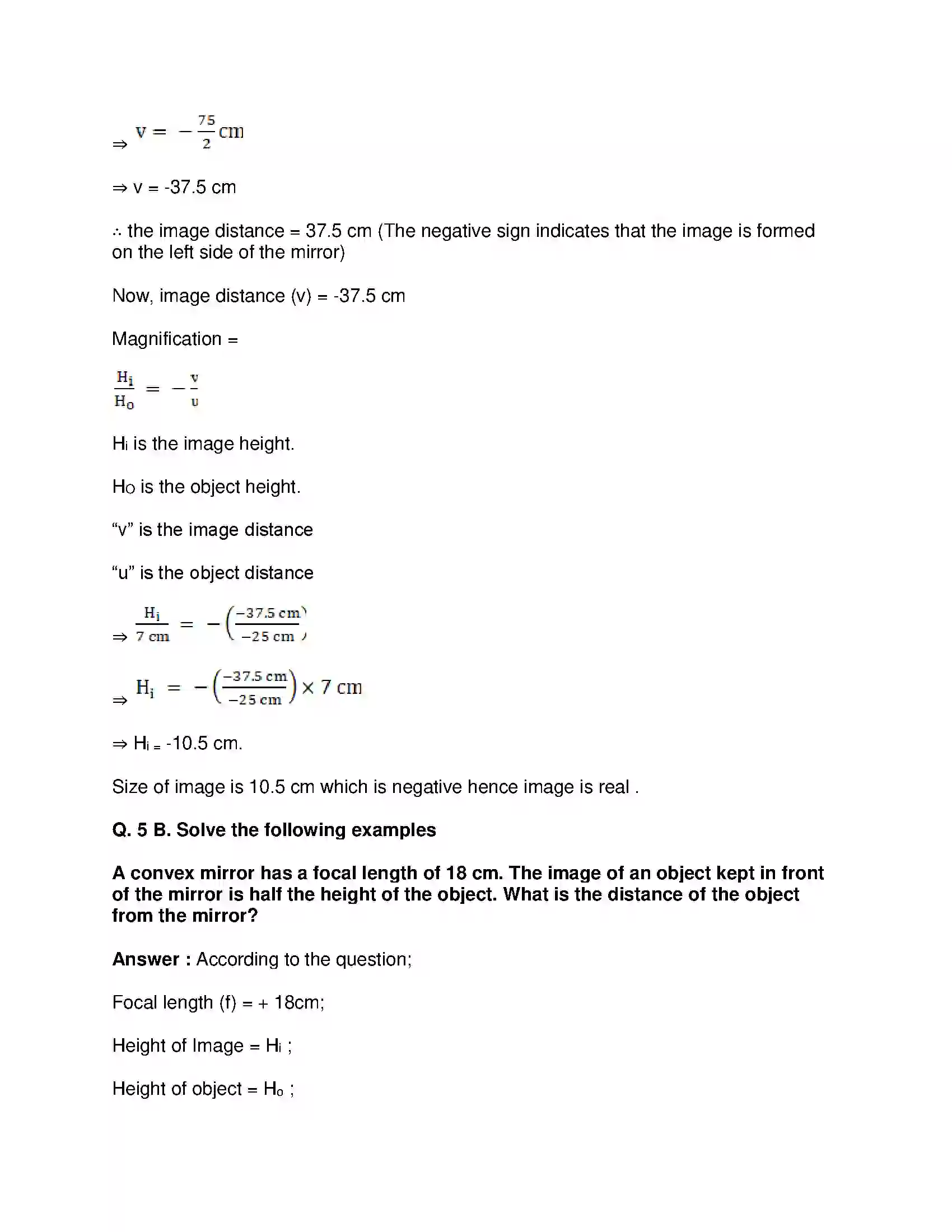 Maharashtra Board Class 9th Science & Technology - English Medium Reflection of Light Solution 8
