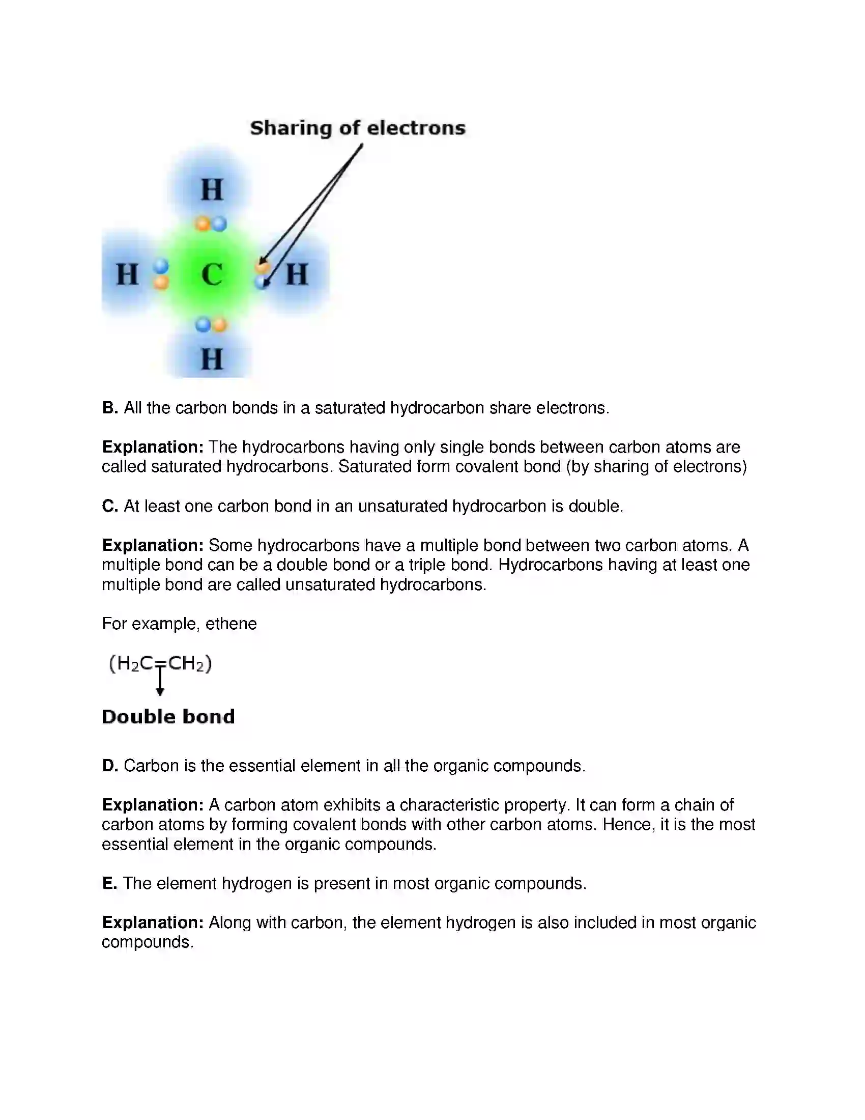 Maharashtra Board Class 9th Science & Technology - English Medium Carbon An important element Solution 2